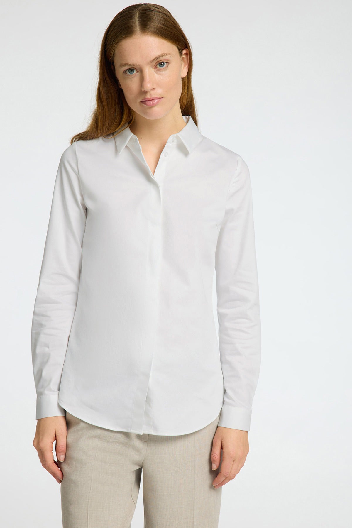 SELECTED FEMME SLFROMIE LS FITTED SHIRT NOOS
