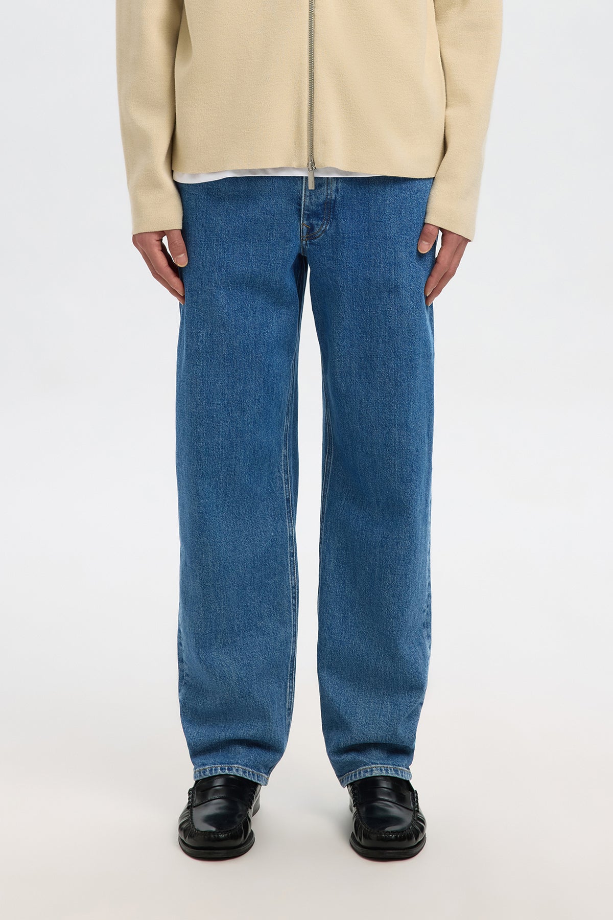KORI - Løse jeans med let stræk