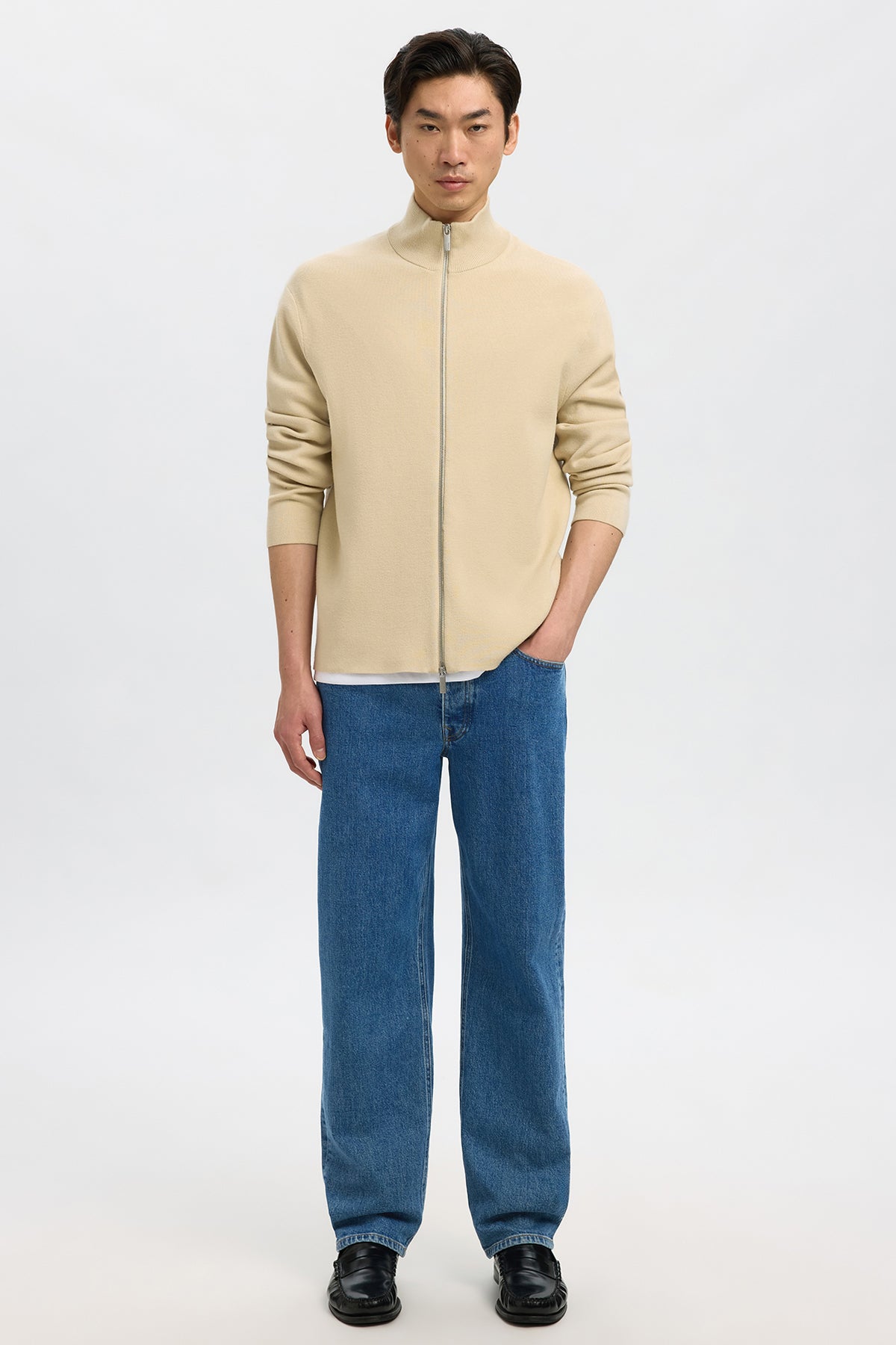 KORI - Løse jeans med let stræk