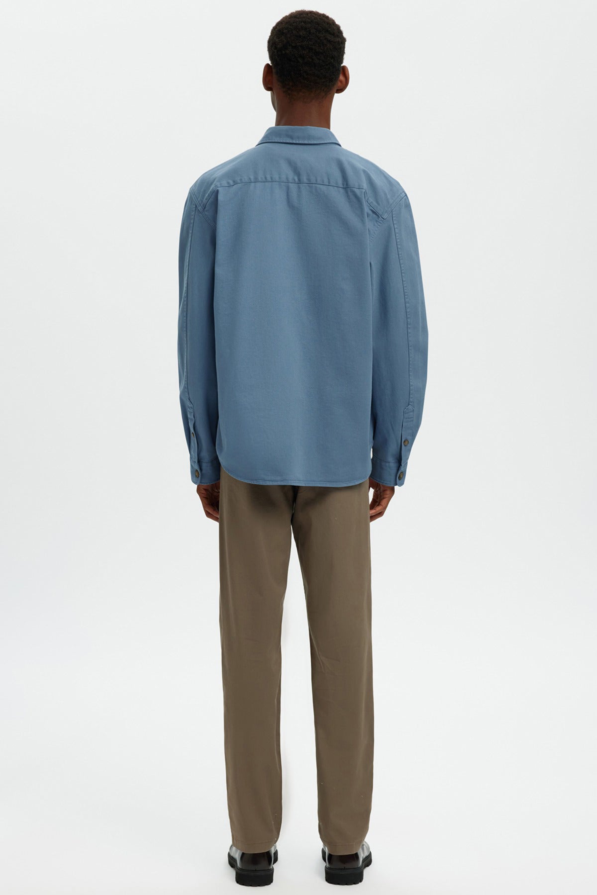 SELECTED HOMME SLHTRAVIS TWILL OVERSHIRT LS NOOS