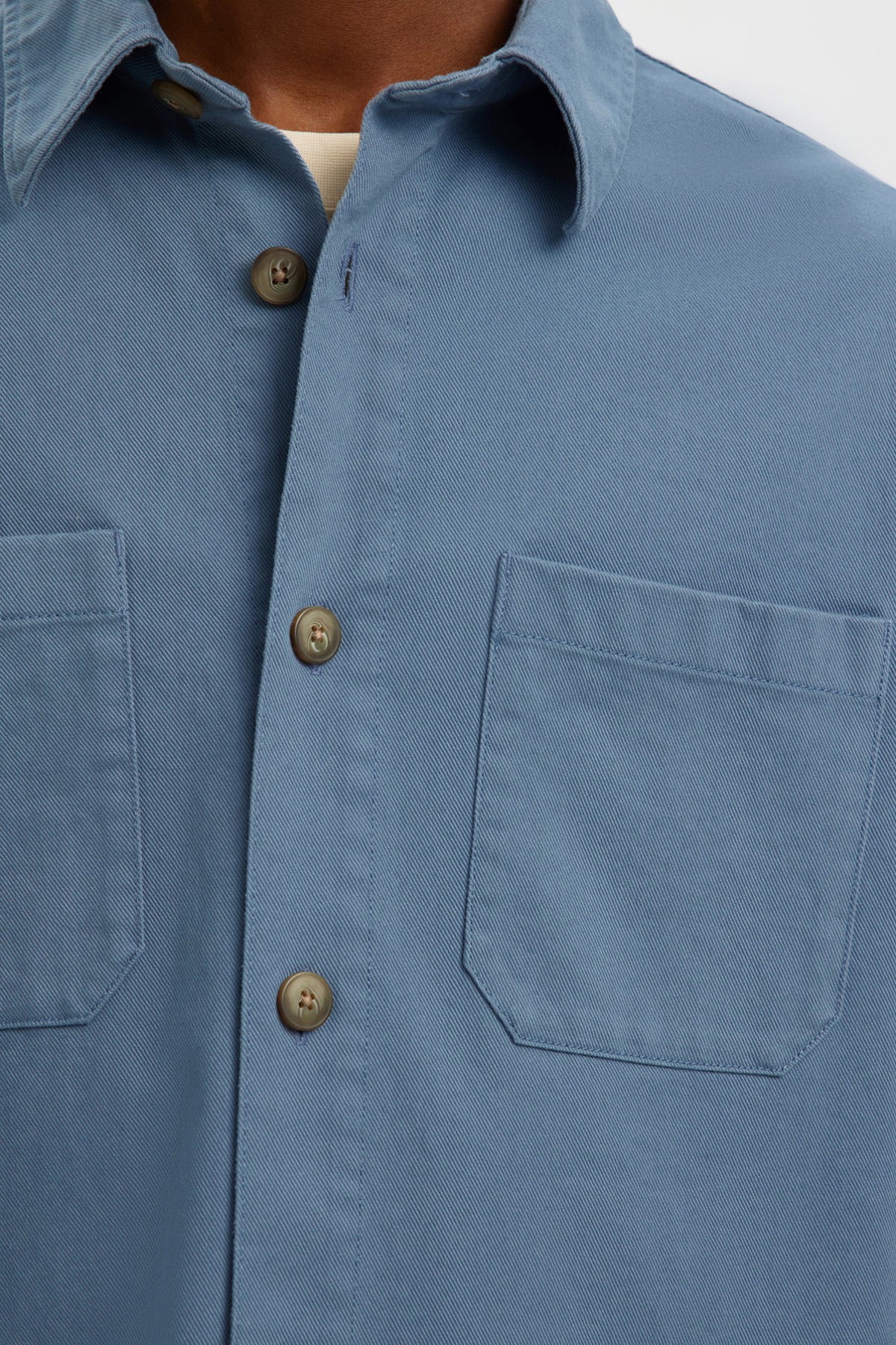 SELECTED HOMME SLHTRAVIS TWILL OVERSHIRT LS NOOS