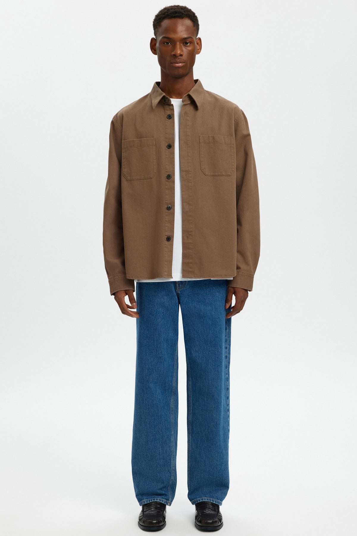 SELECTED HOMME SLHTRAVIS TWILL OVERSHIRT LS NOOS
