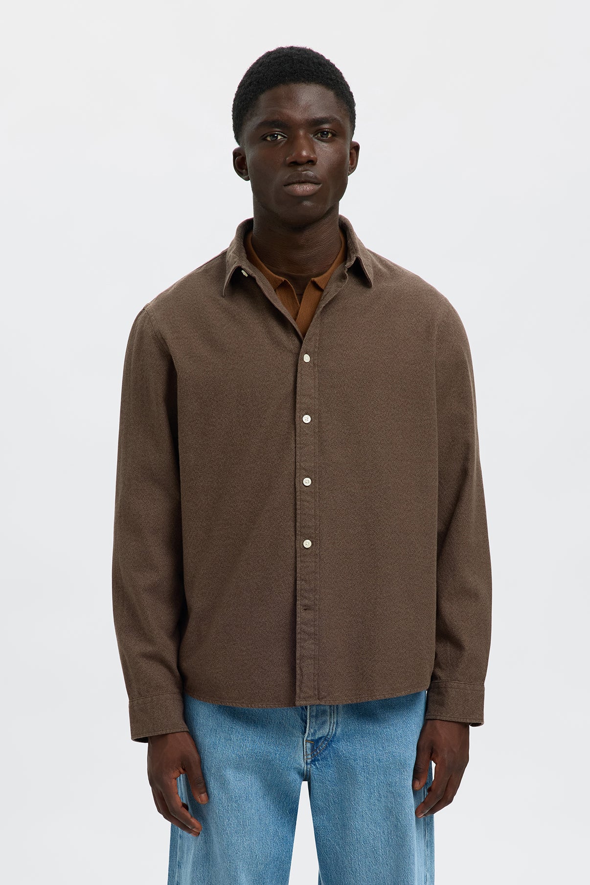 SELECTED HOMME SLHREGNOAH BRUSHED TWIST SHIRT LS NOOS
