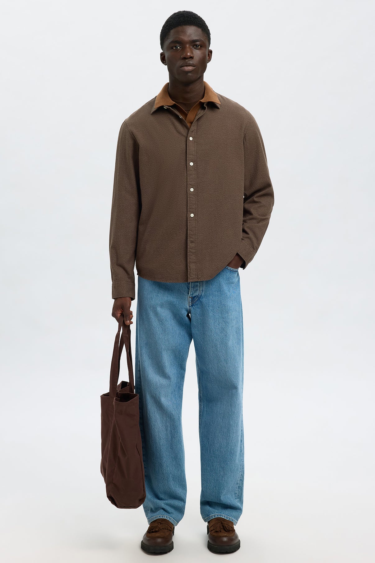 SELECTED HOMME SLHREGNOAH BRUSHED TWIST SHIRT LS NOOS