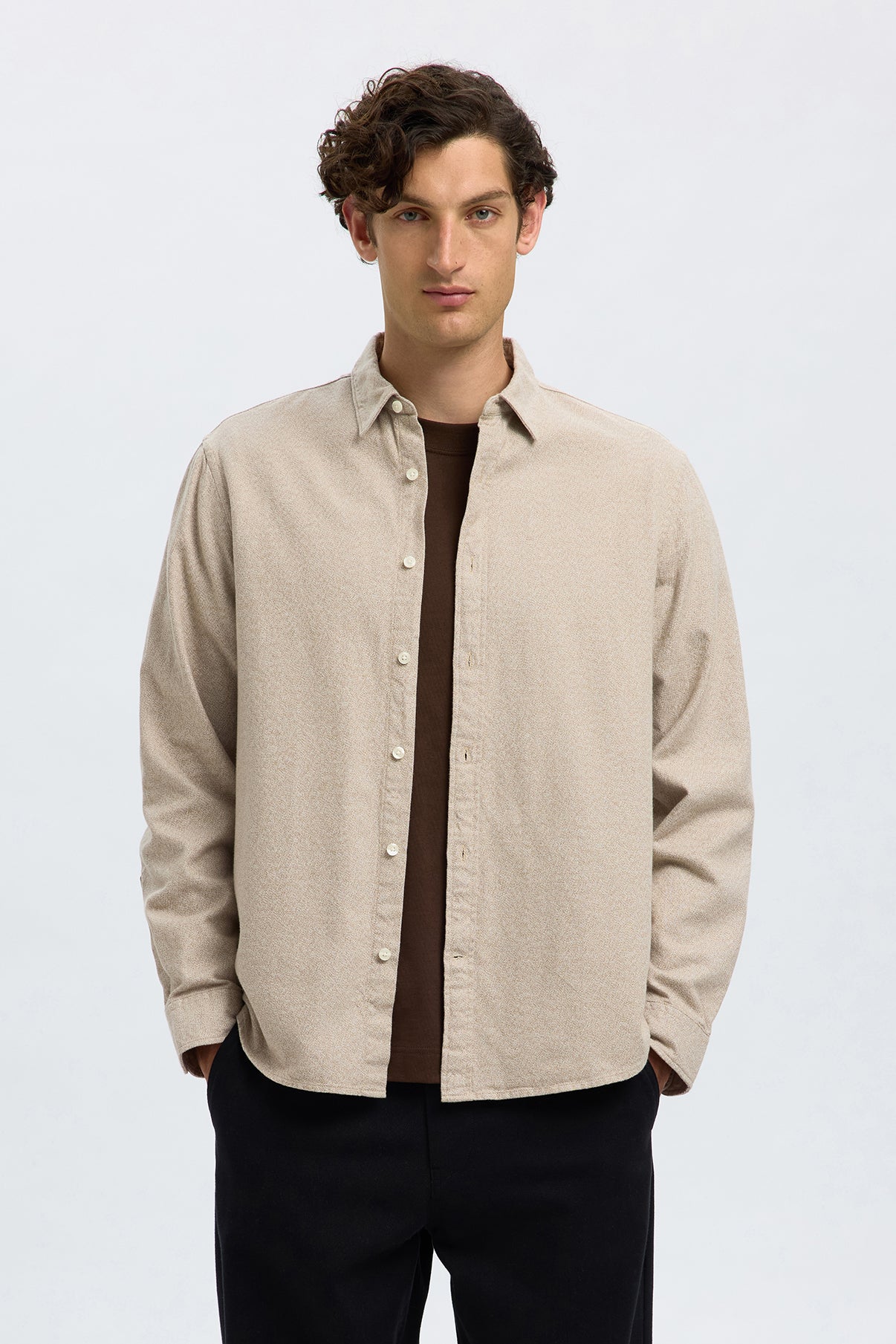 SELECTED HOMME SLHREGNOAH BRUSHED TWIST SHIRT LS NOOS