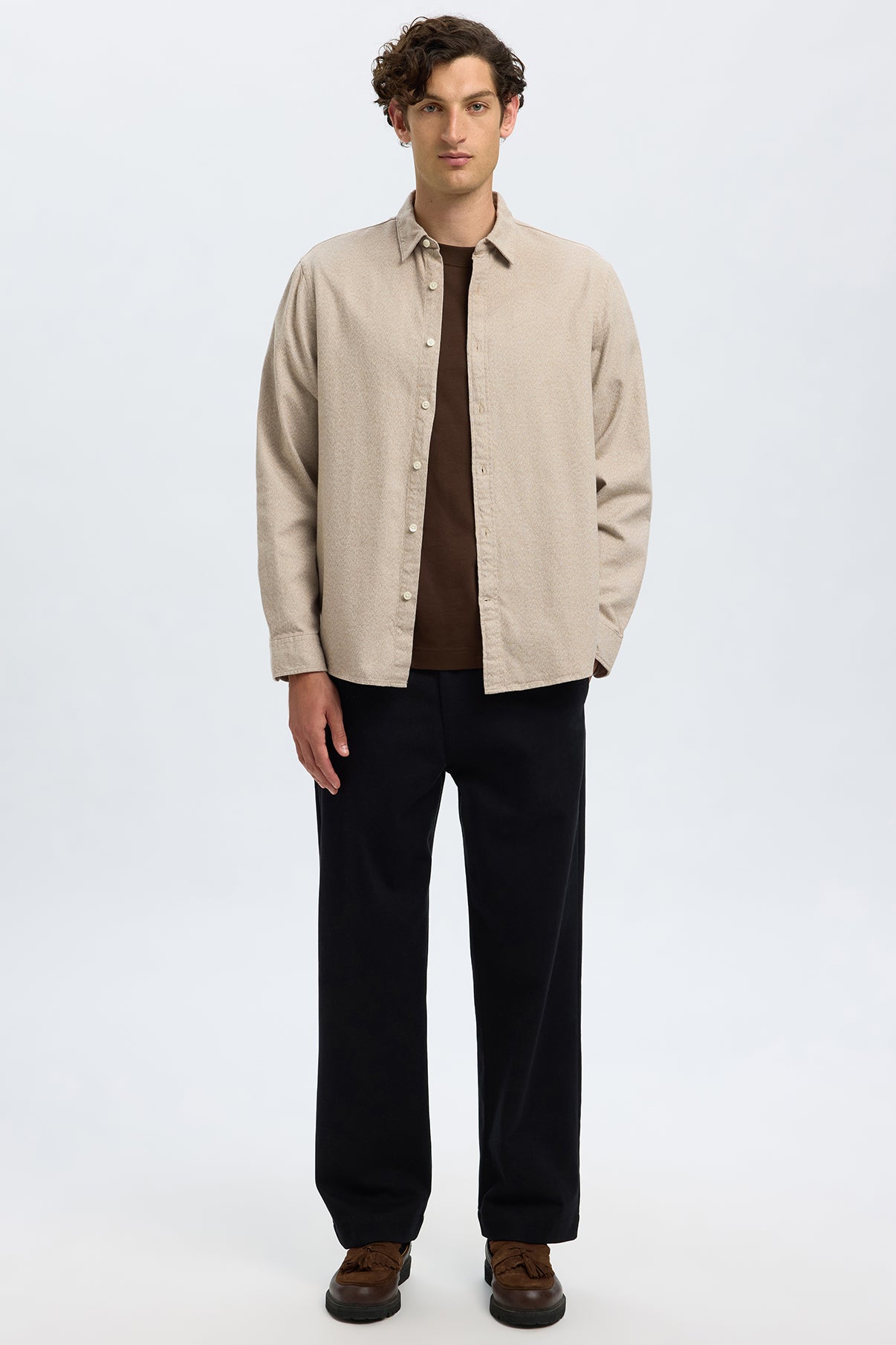 SELECTED HOMME SLHREGNOAH BRUSHED TWIST SHIRT LS NOOS