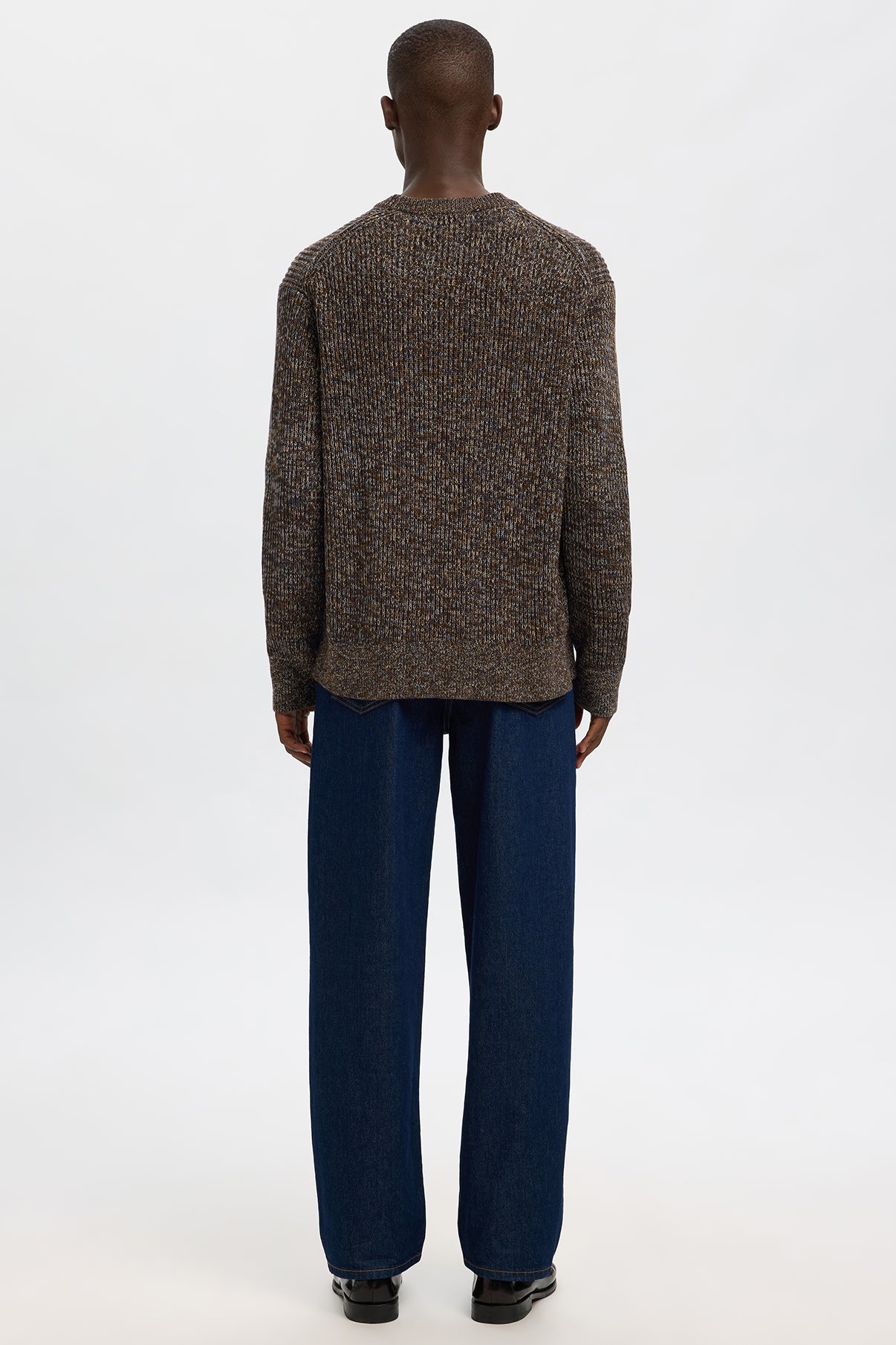 SELECTED HOMME SLHTILUM LS KNIT RELAXED CREW NECK