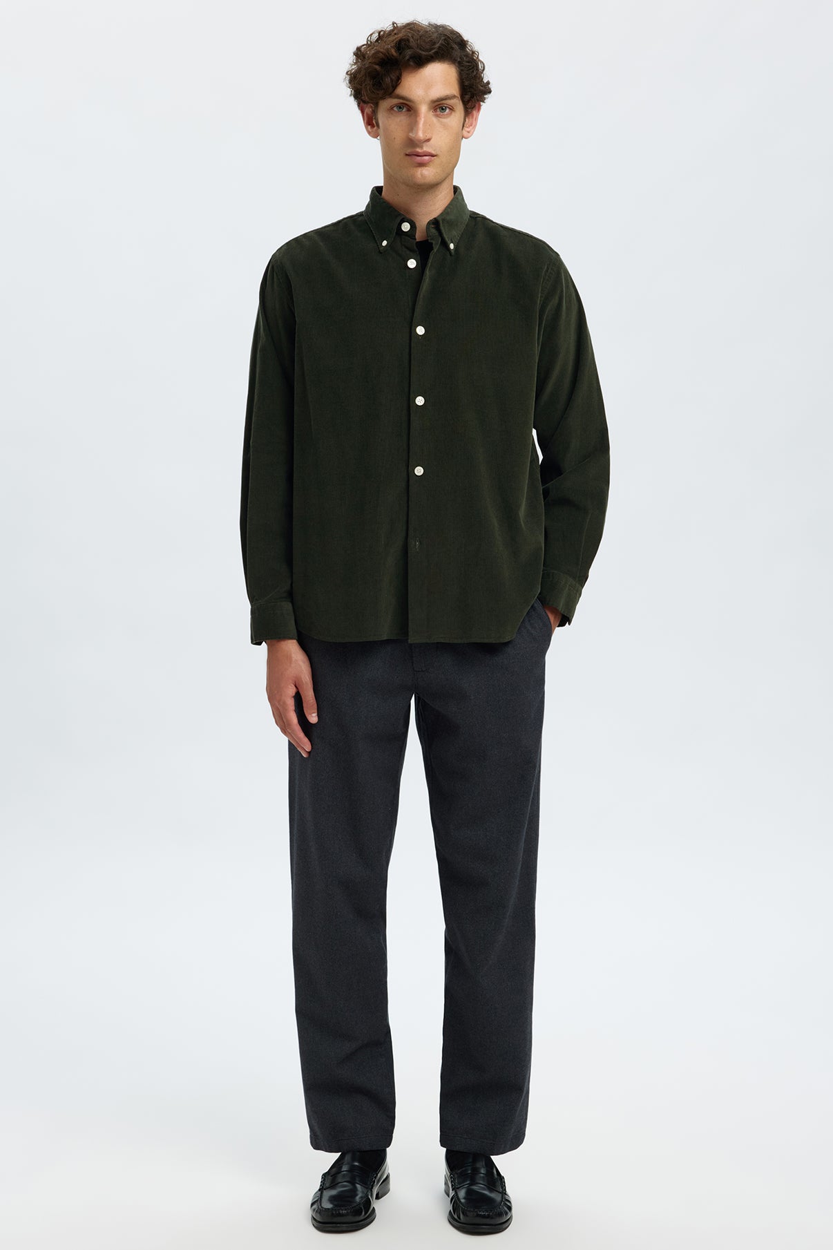 SELECTED HOMME SLHREGDANNI CORD BD LS SHIRT