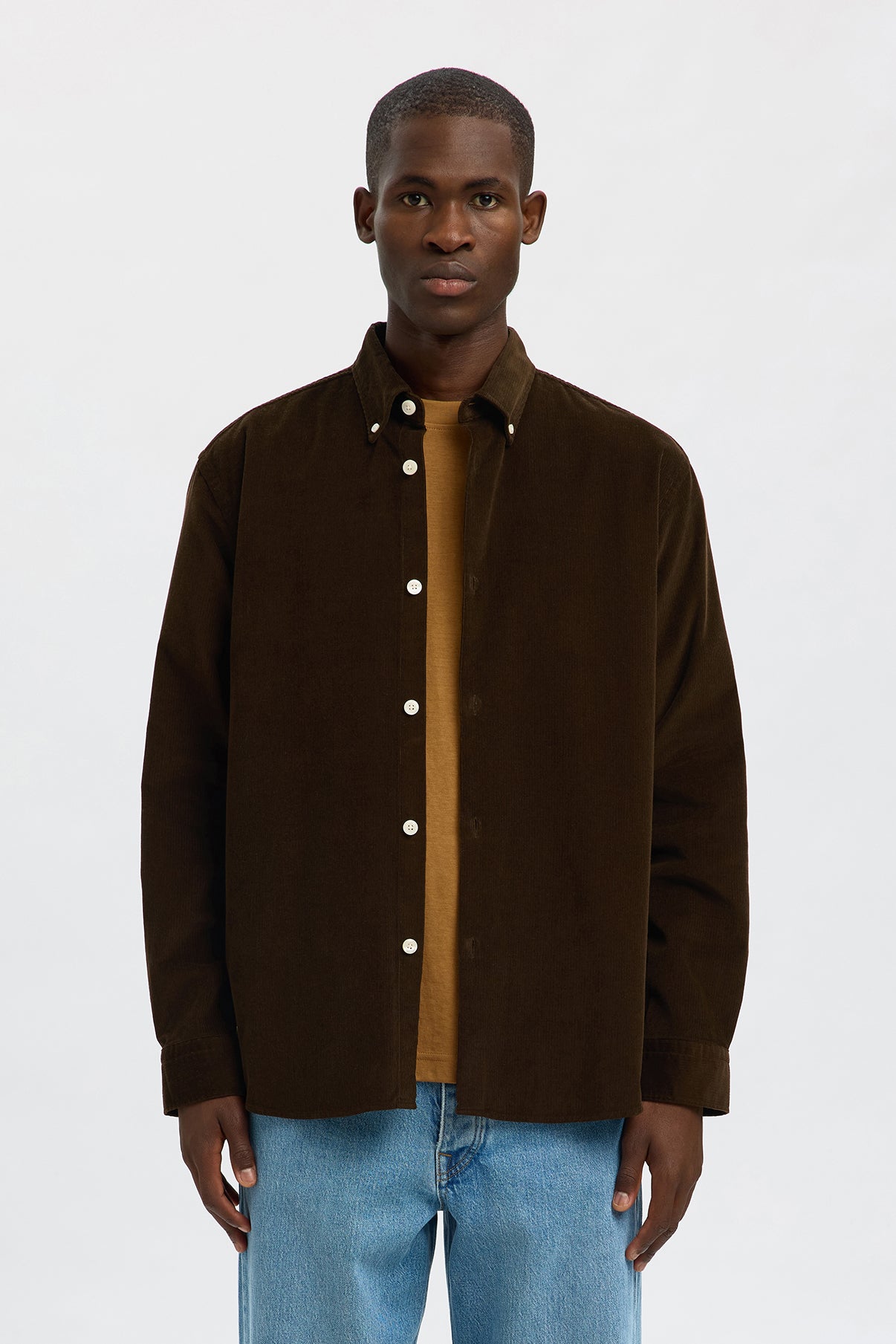 SELECTED HOMME SLHREGDANNI CORD BD LS SHIRT