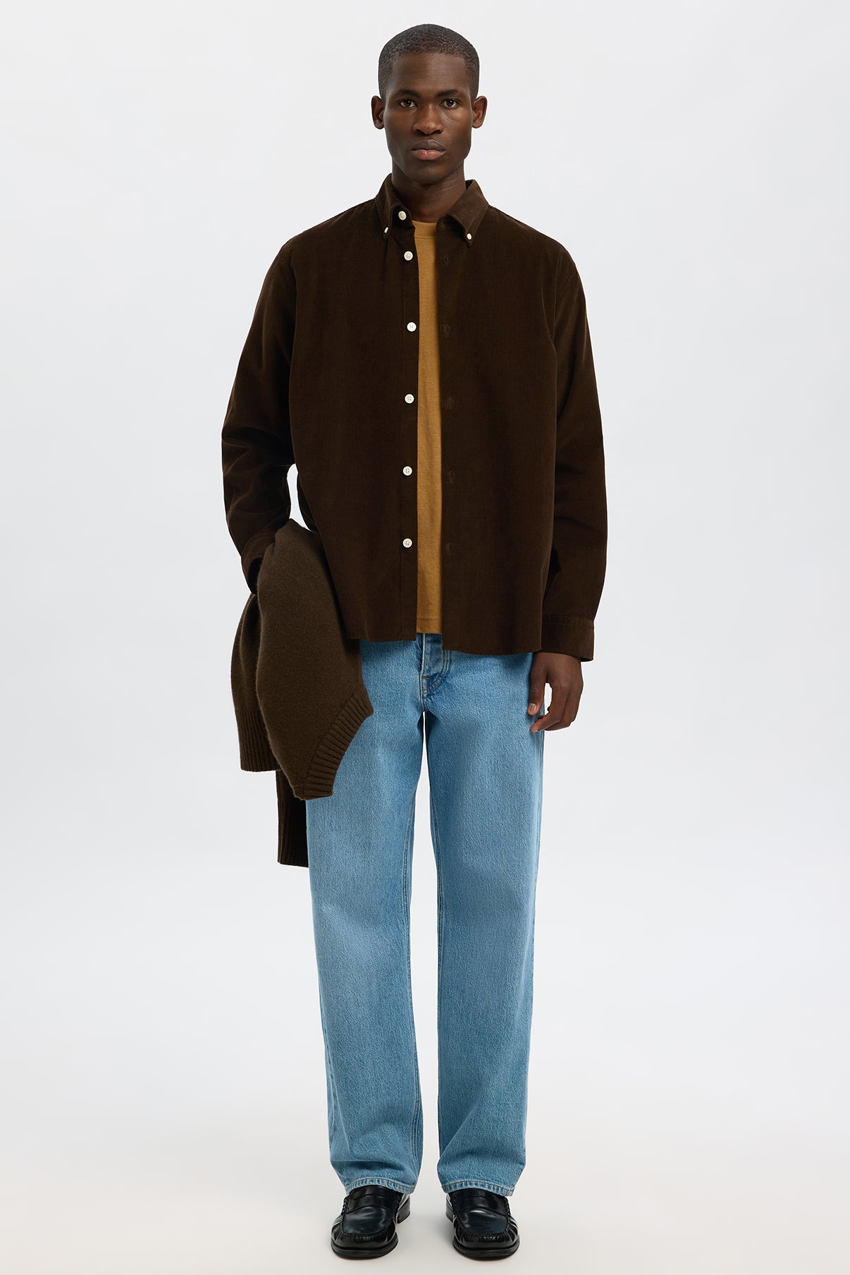 SELECTED HOMME SLHREGDANNI CORD BD LS SHIRT