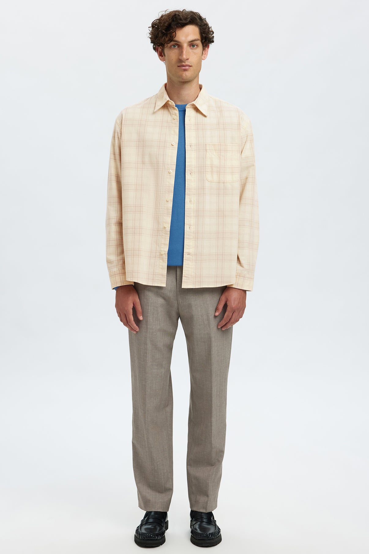 SELECTED HOMME SLHREGCORD YD CHECK LS SHIRT