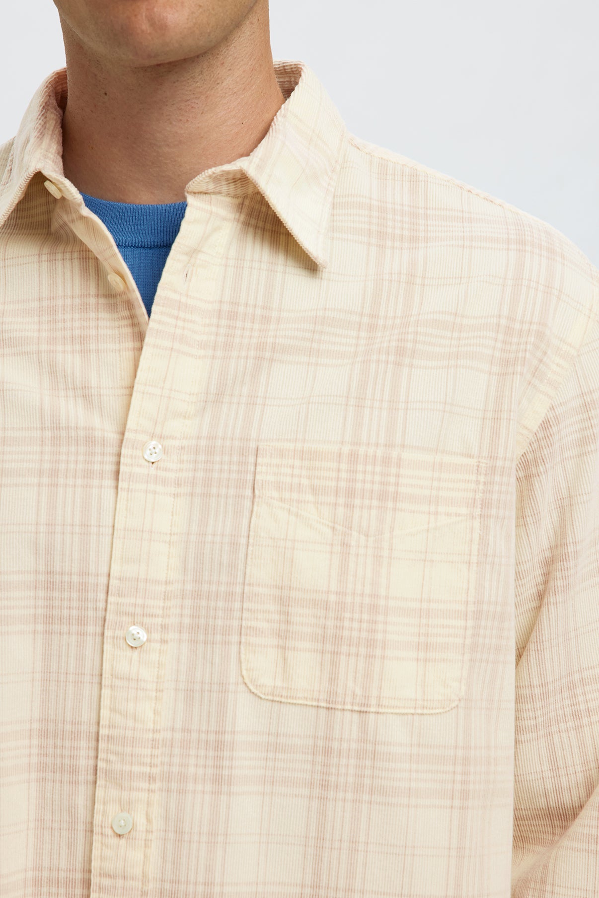 SELECTED HOMME SLHREGCORD YD CHECK LS SHIRT