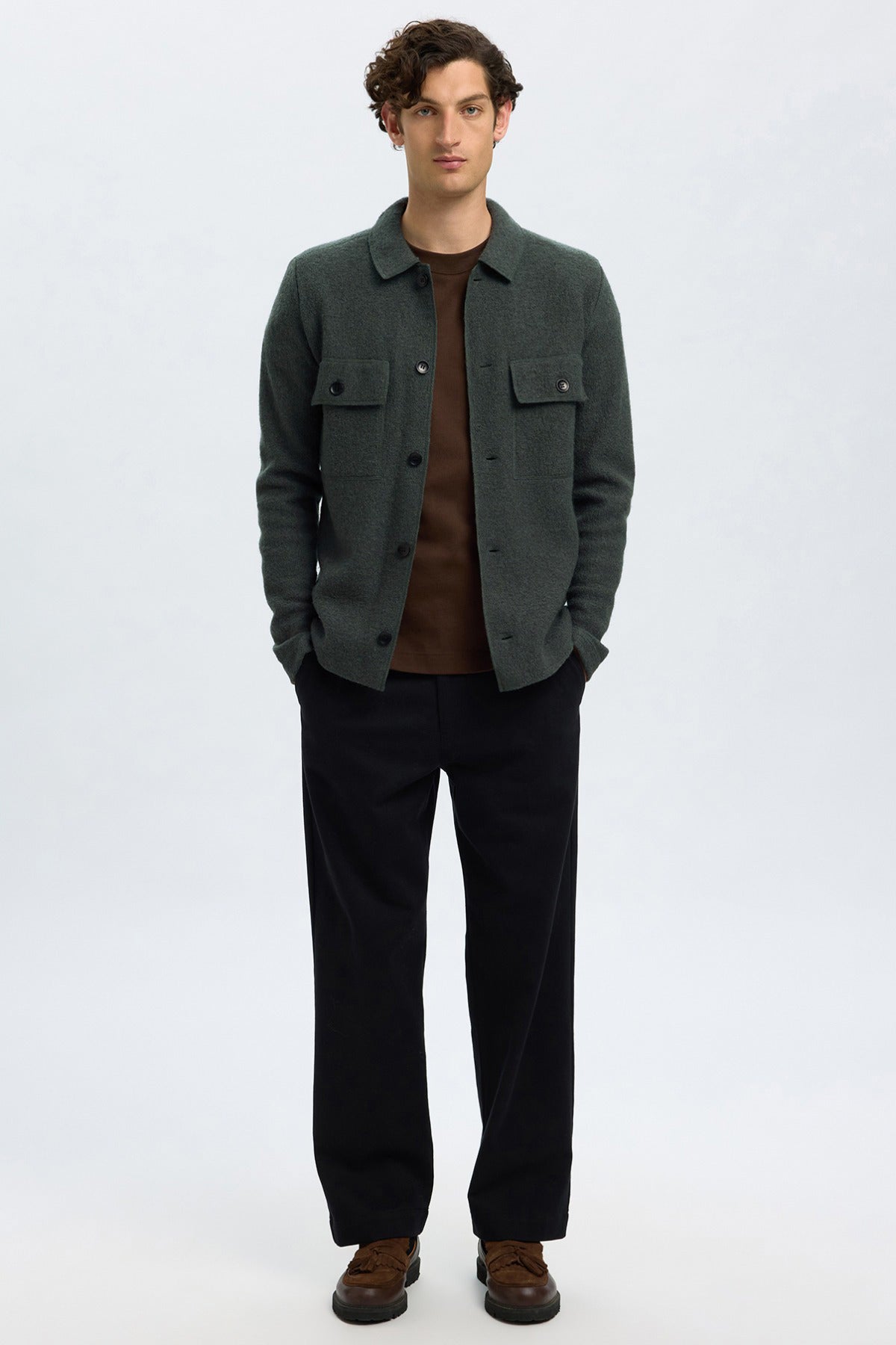 SELECTED HOMME SLHNEALY LS KNIT WORKWEAR CARDIGAN NOOS