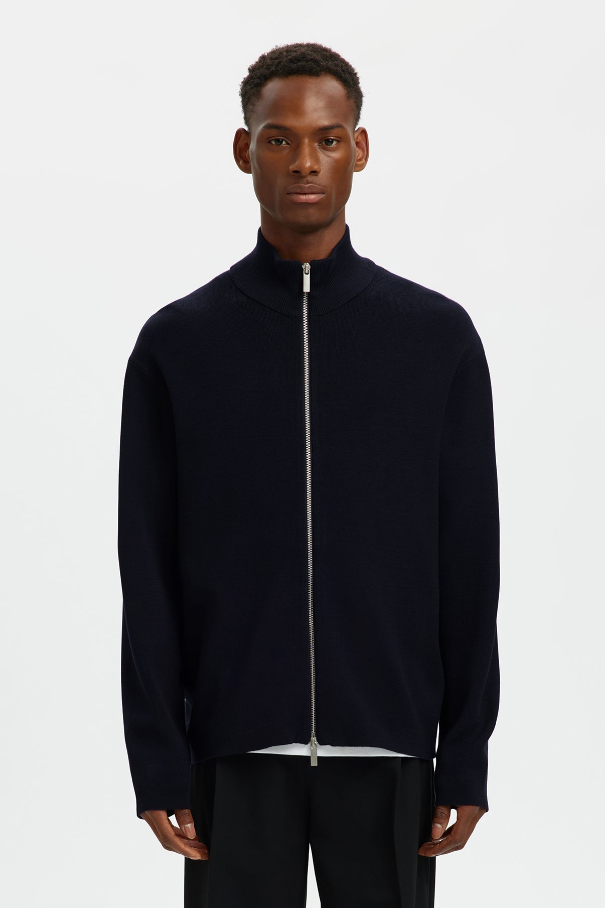 SELECTED HOMME SLHTELLER FN RELAXED ZIP CARDIGAN NOOS