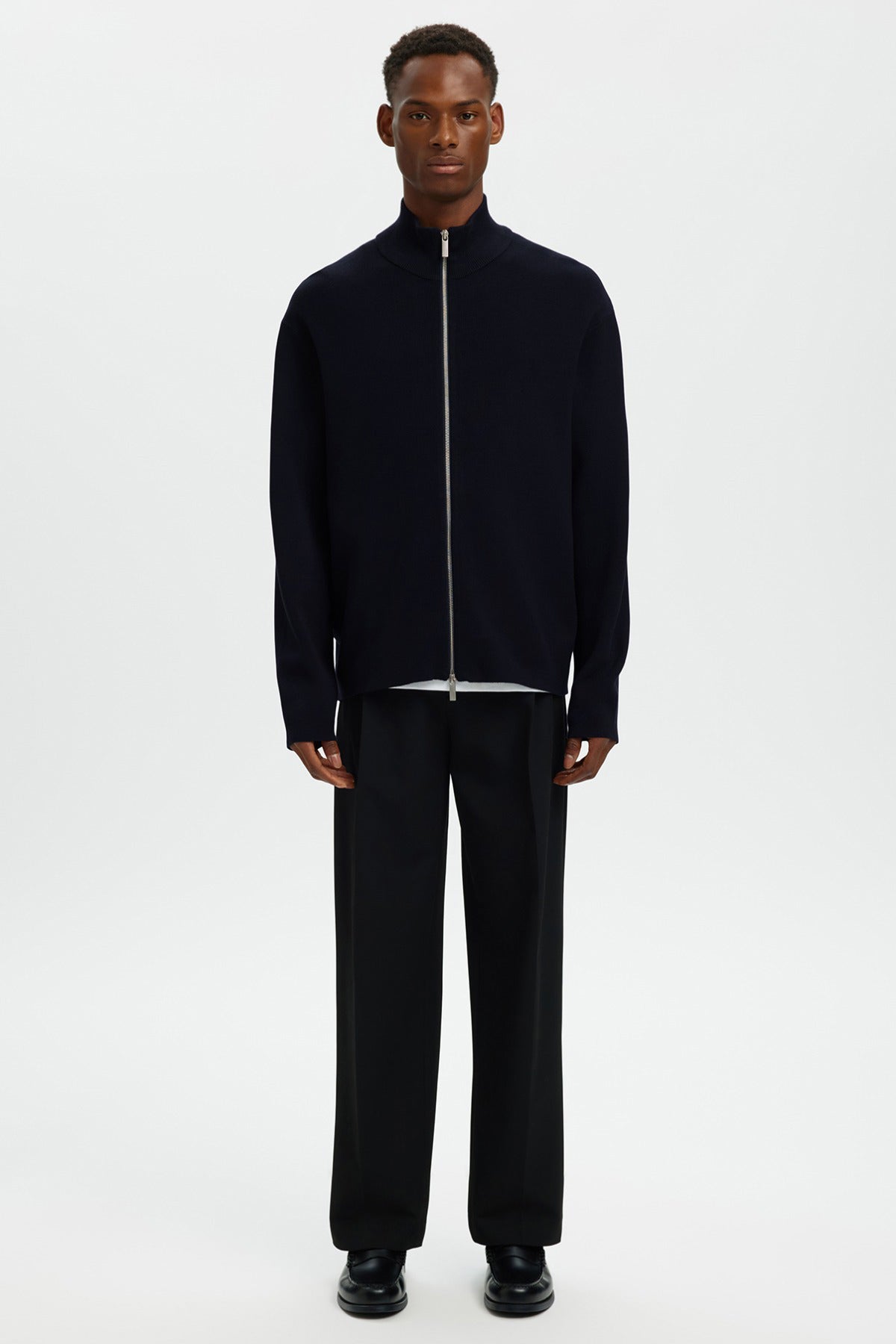 SELECTED HOMME SLHTELLER FN RELAXED ZIP CARDIGAN NOOS