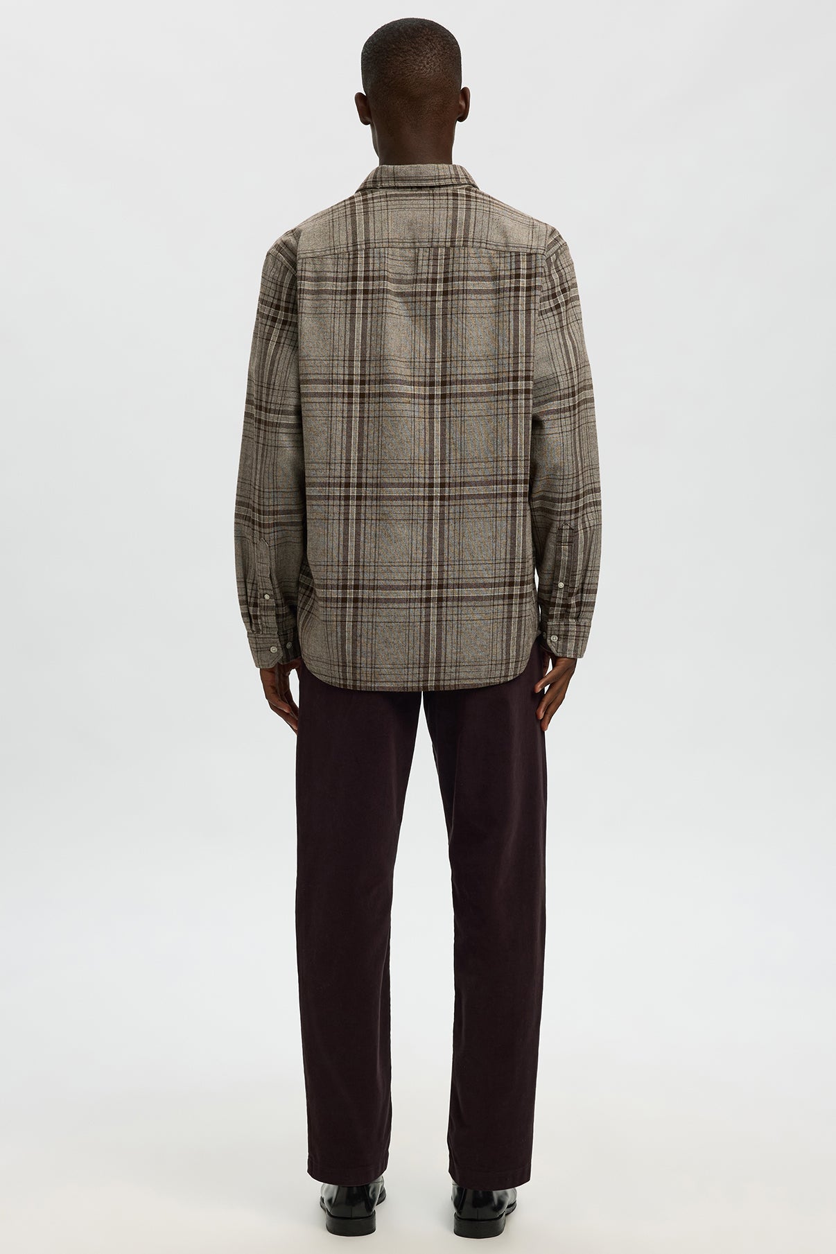 SELECTED HOMME SLHREGNOAH MIX BDWN LS SHIRT CAMP