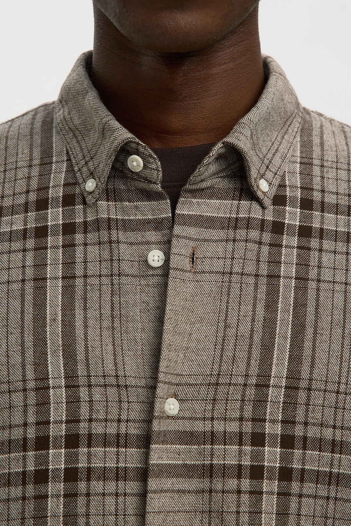 SELECTED HOMME SLHREGNOAH MIX BDWN LS SHIRT CAMP