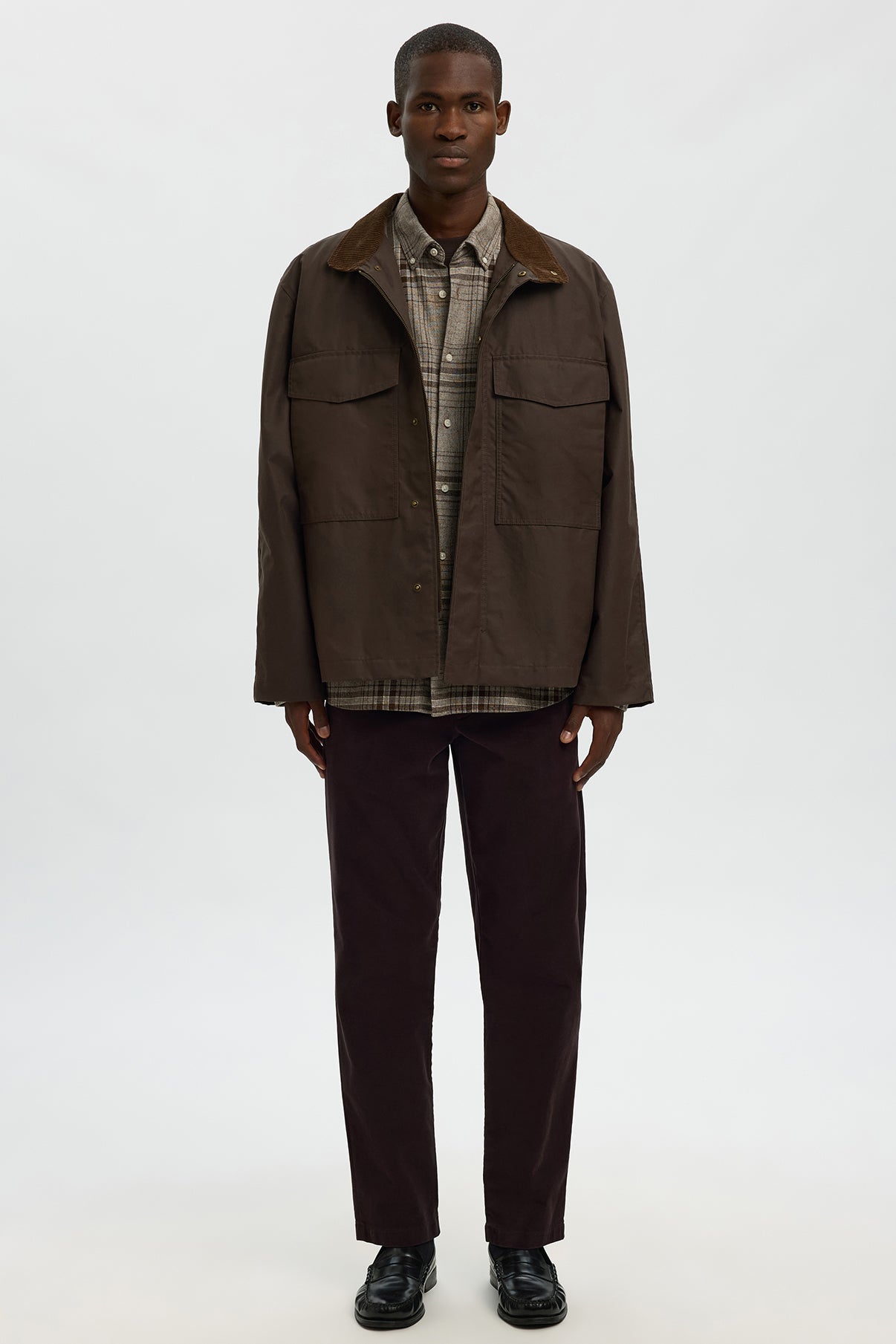 SELECTED HOMME SLHREGNOAH MIX BDWN LS SHIRT CAMP