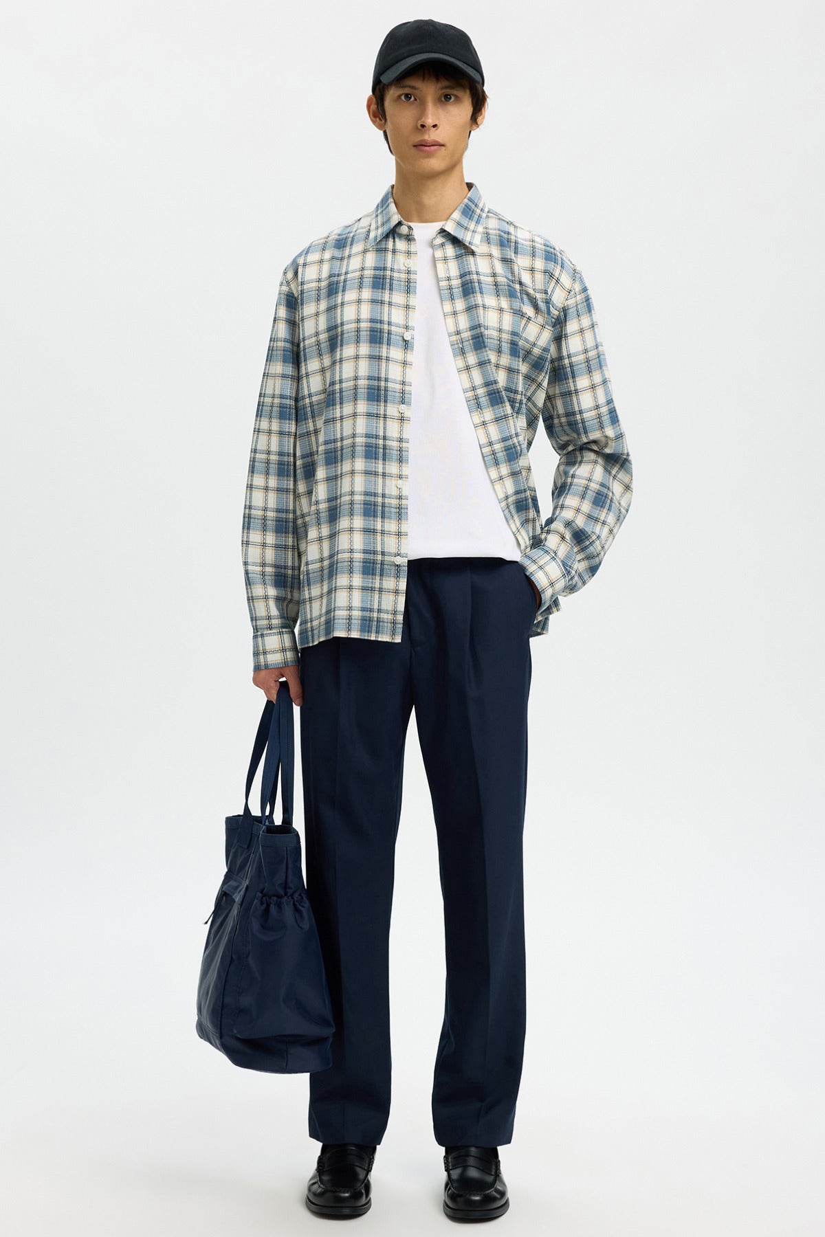 SELECTED HOMME SLHRLXLANDON CHECK LS SHIRT