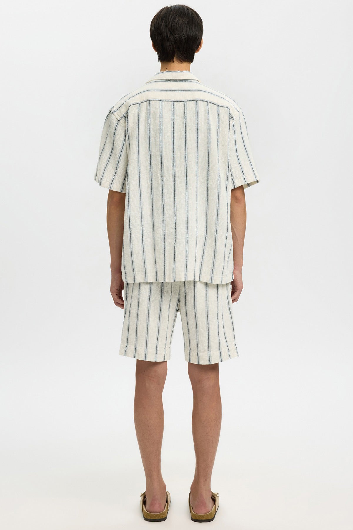 SLHRLXCAL - Kortærmet skjorte med striber