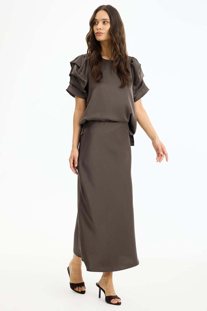 Alexandra - Lang elegant nederdel