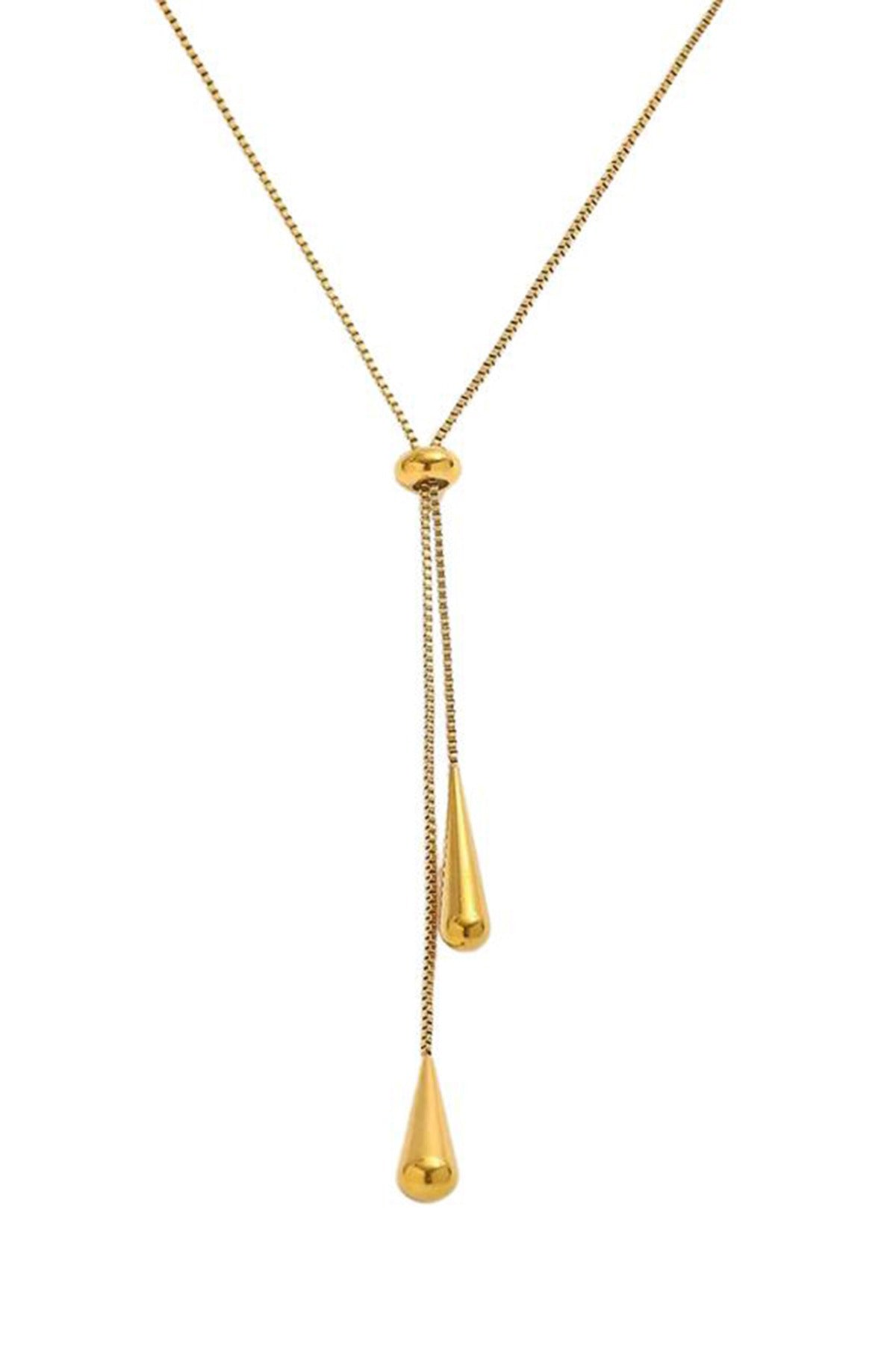 muun studios Sara Adjustable Necklace - 18K Gold Plated