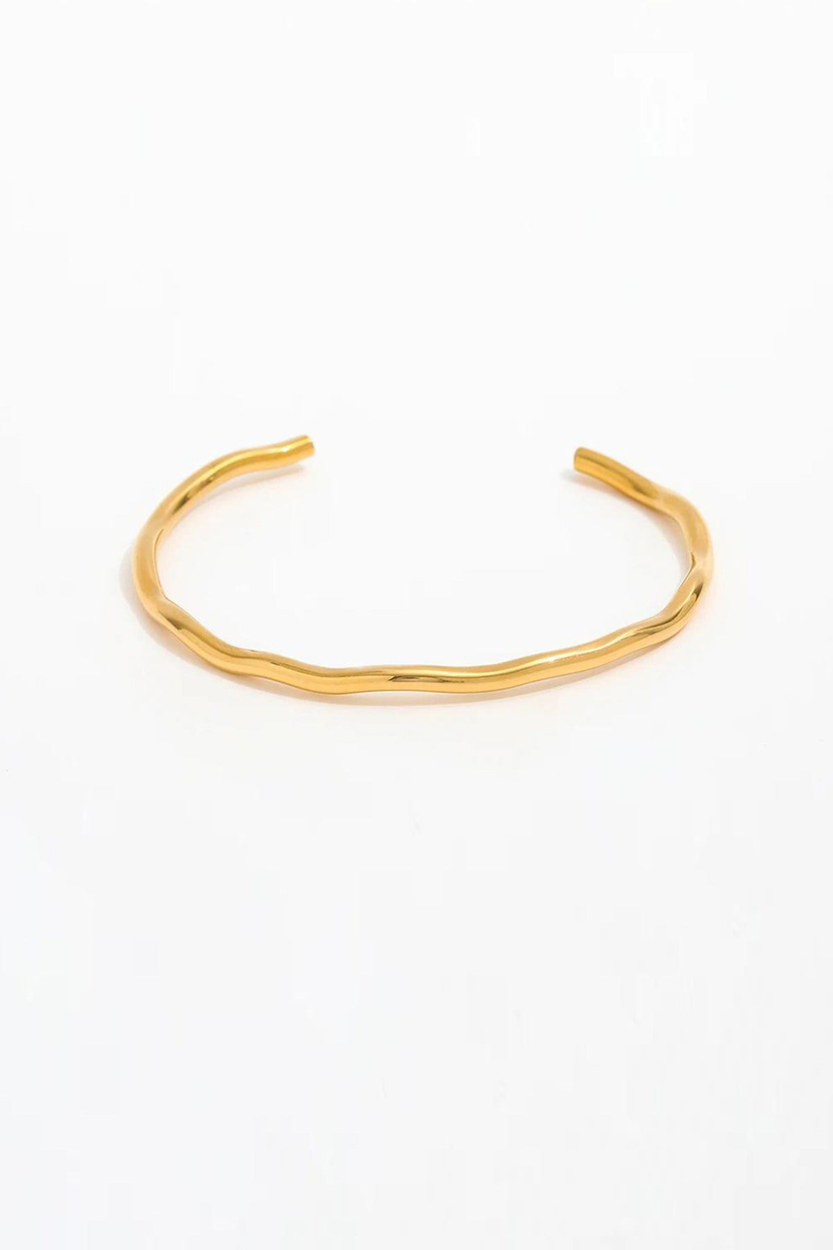 Dream Cuff - Smalt bangle armbånd i guld