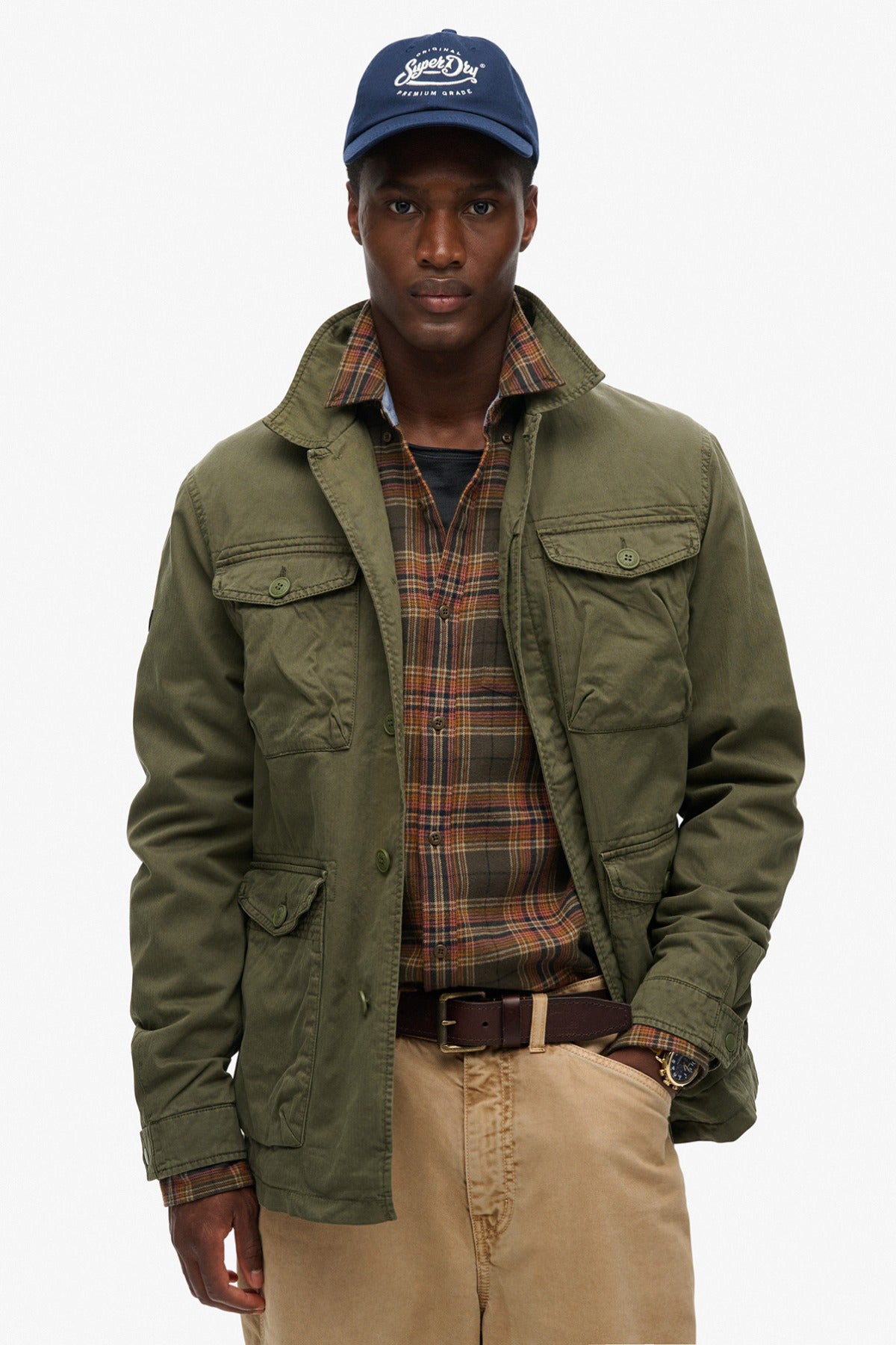 SUPERDRY MILITARY M65 EMB LW JACKET