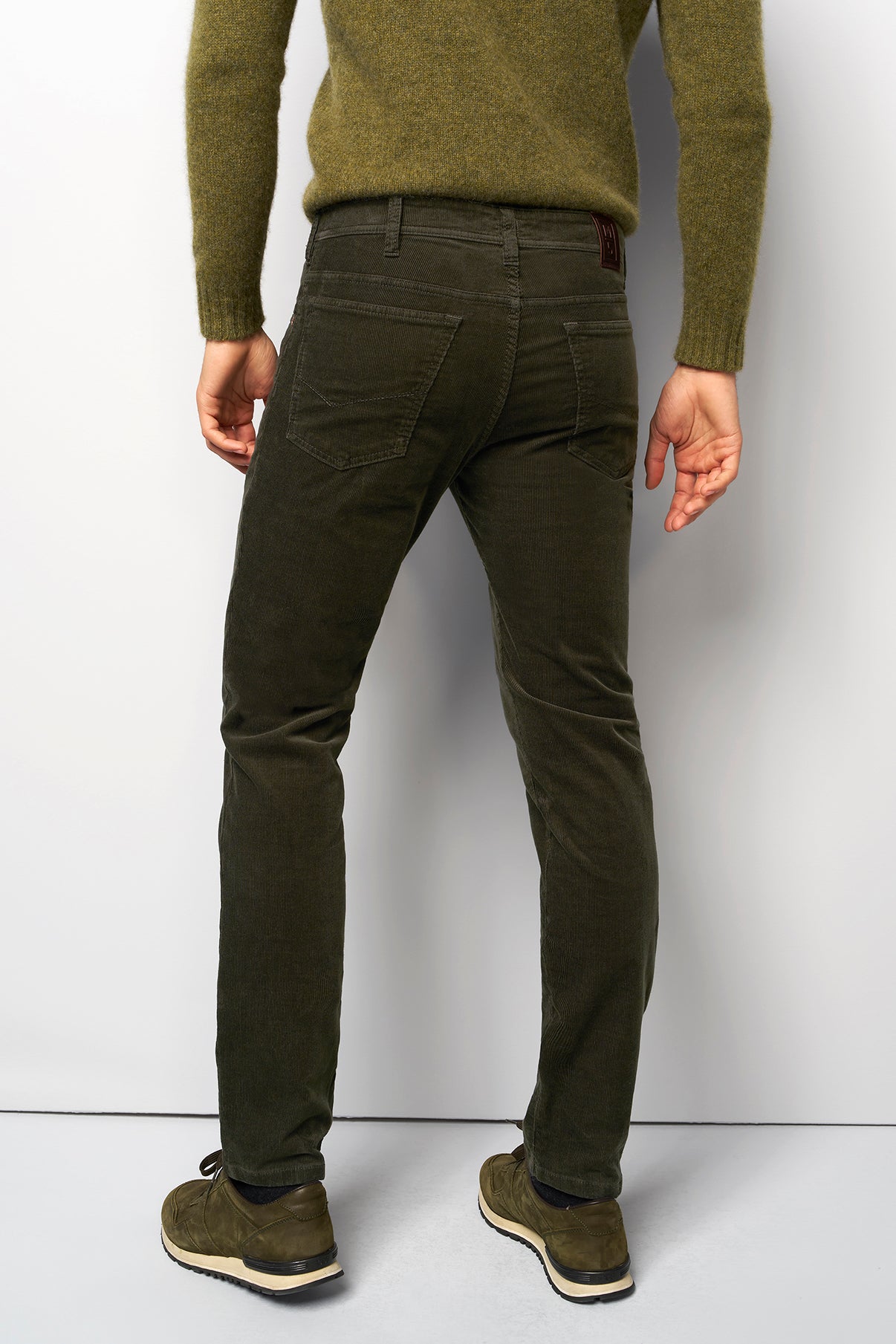 Fløjls chinobukser med 5 lommer