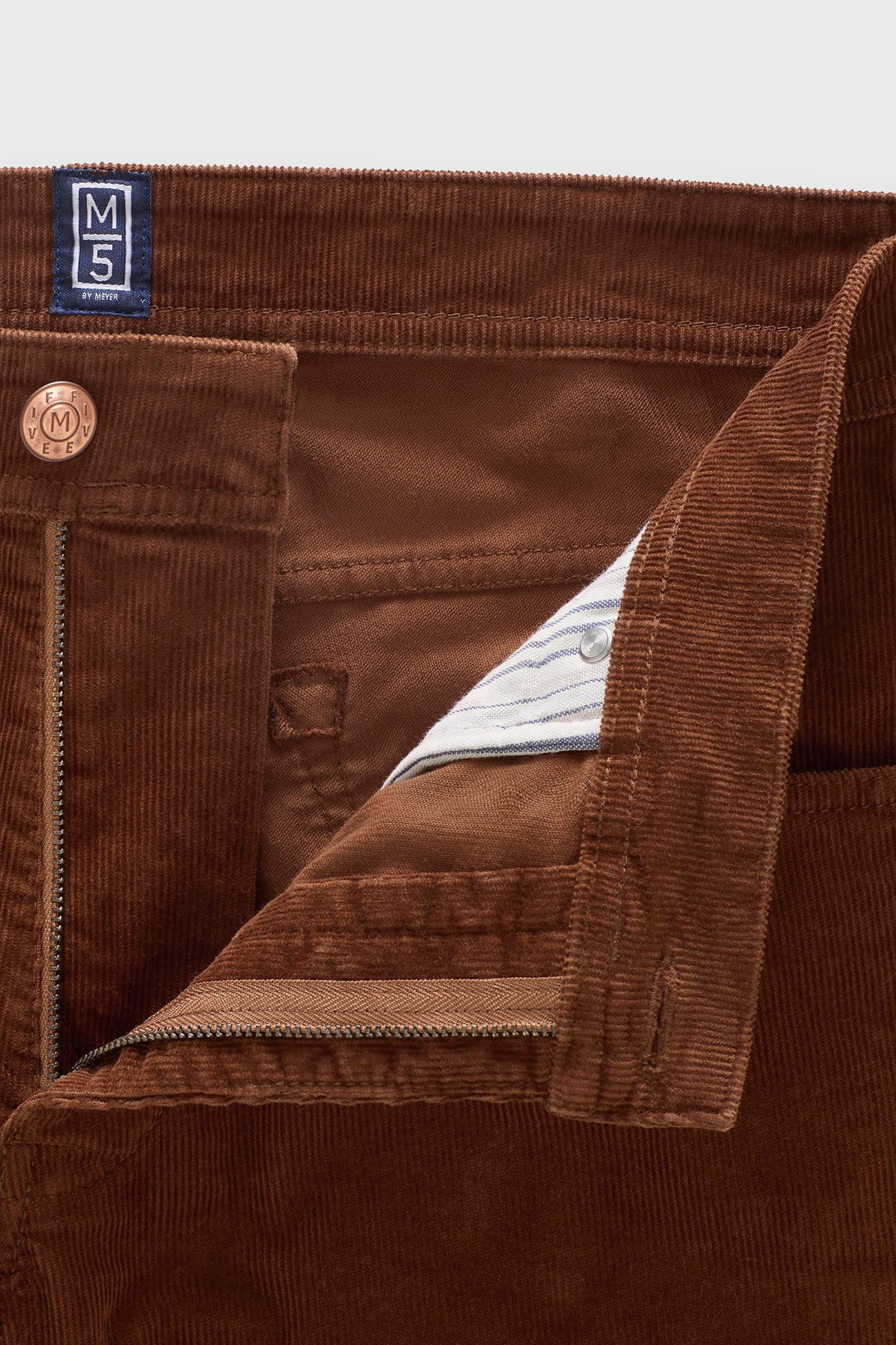 Fløjls chinobukser med 5 lommer