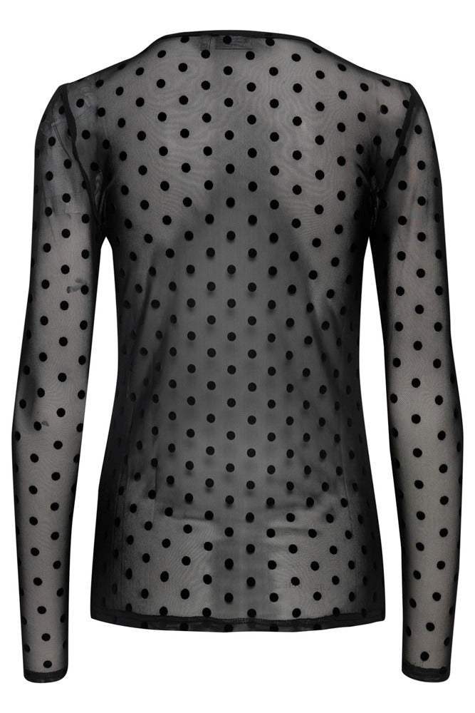 FRDETA TEE 1 - Langærmet mesh t-shirt