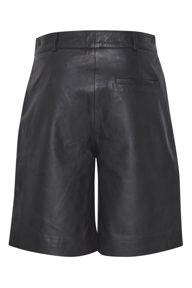 FRNALEATHER SHO 1 - Bermuda shorts i læder