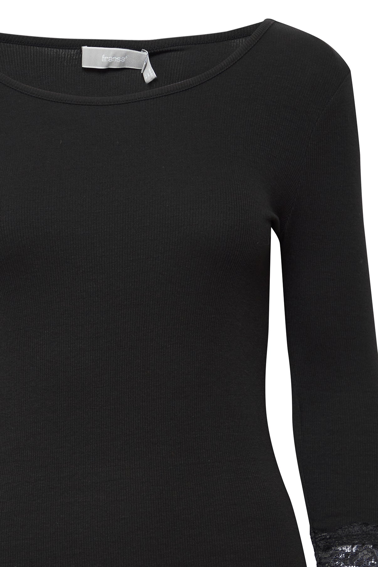 FRHIZAMOND TEE 19 - Langærmet t-shirt med blonde detalje