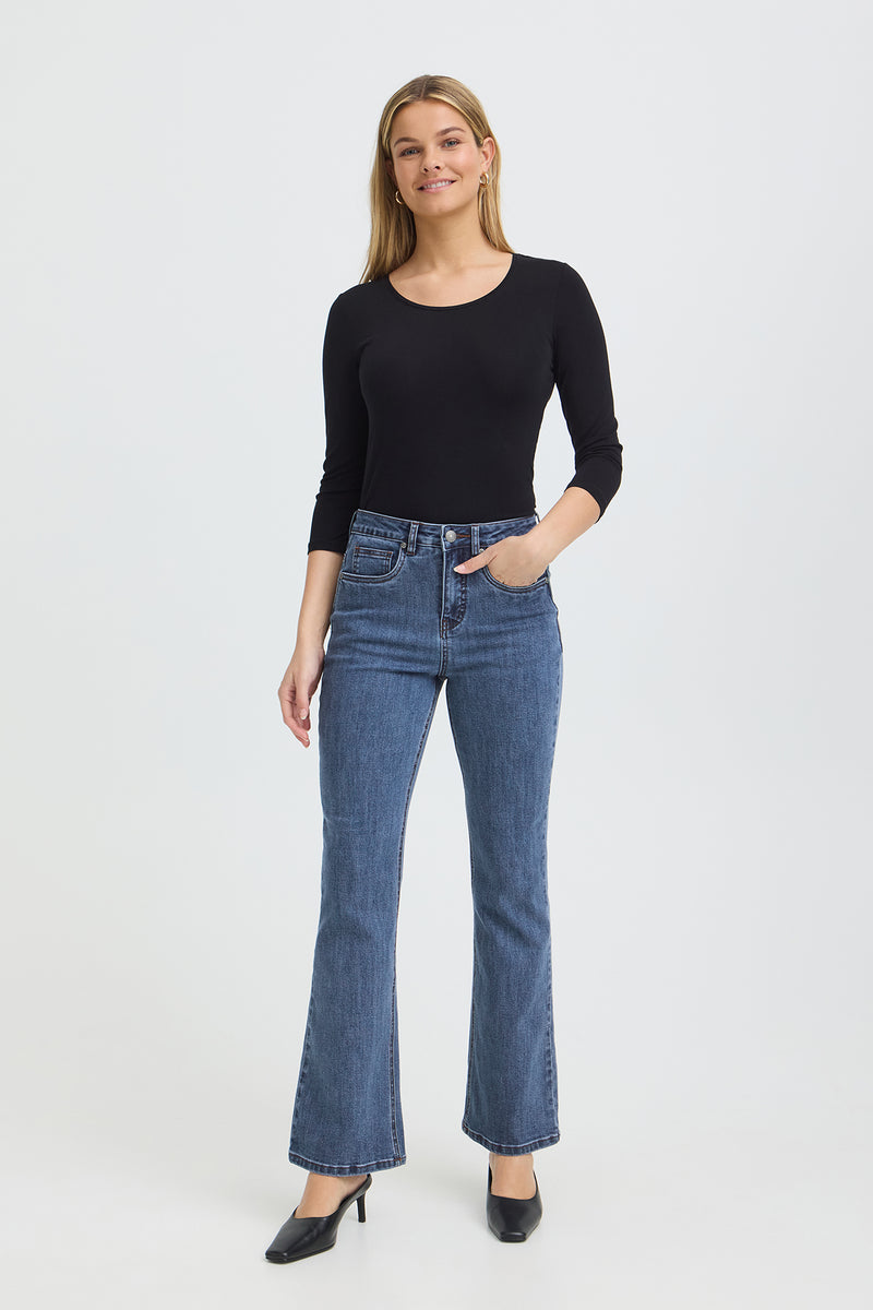 FRATLANTA HANNA JE 2 - Klassiske strækbare jeans med bootcut-snit