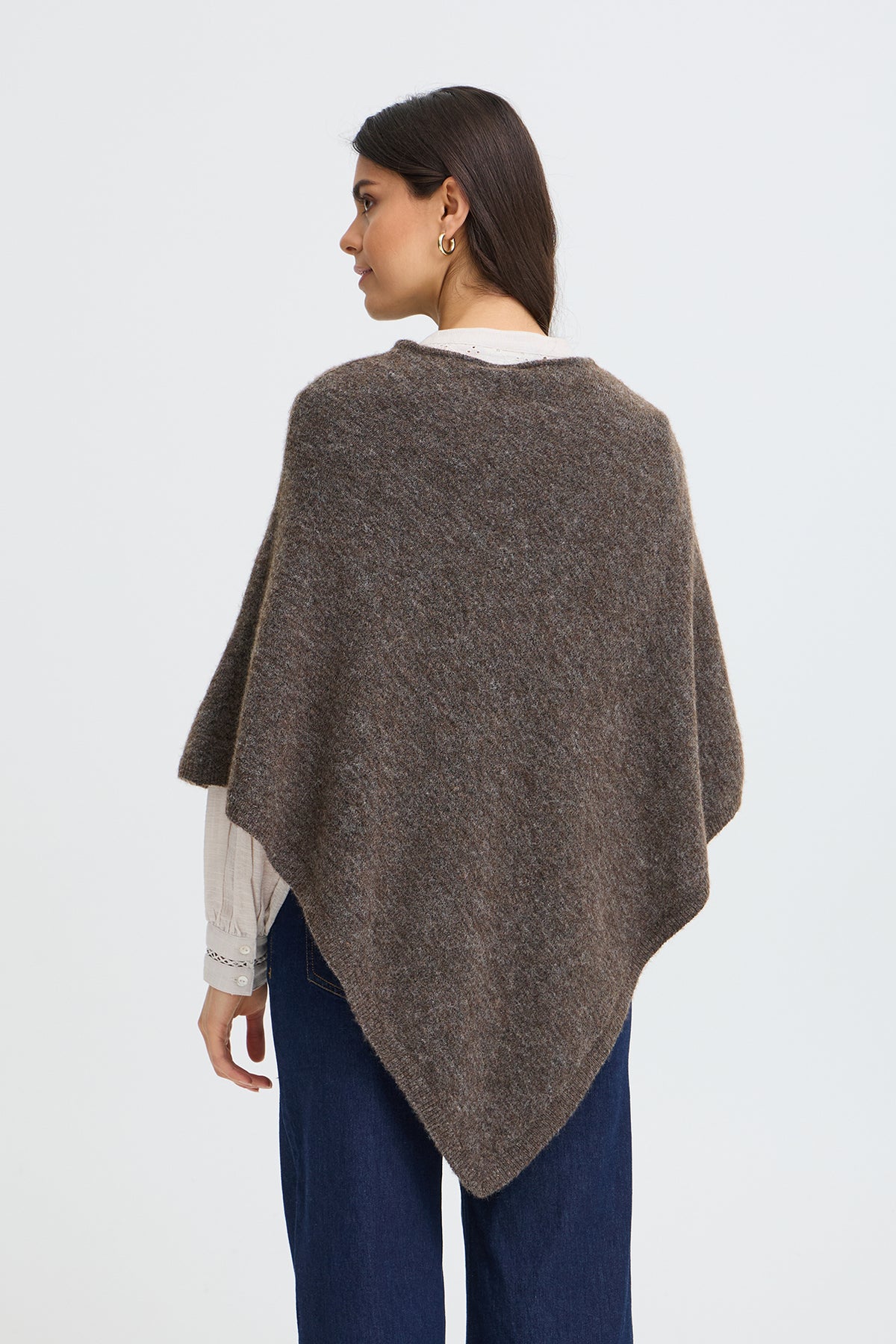 SANNY - Poncho i uldkvalitet