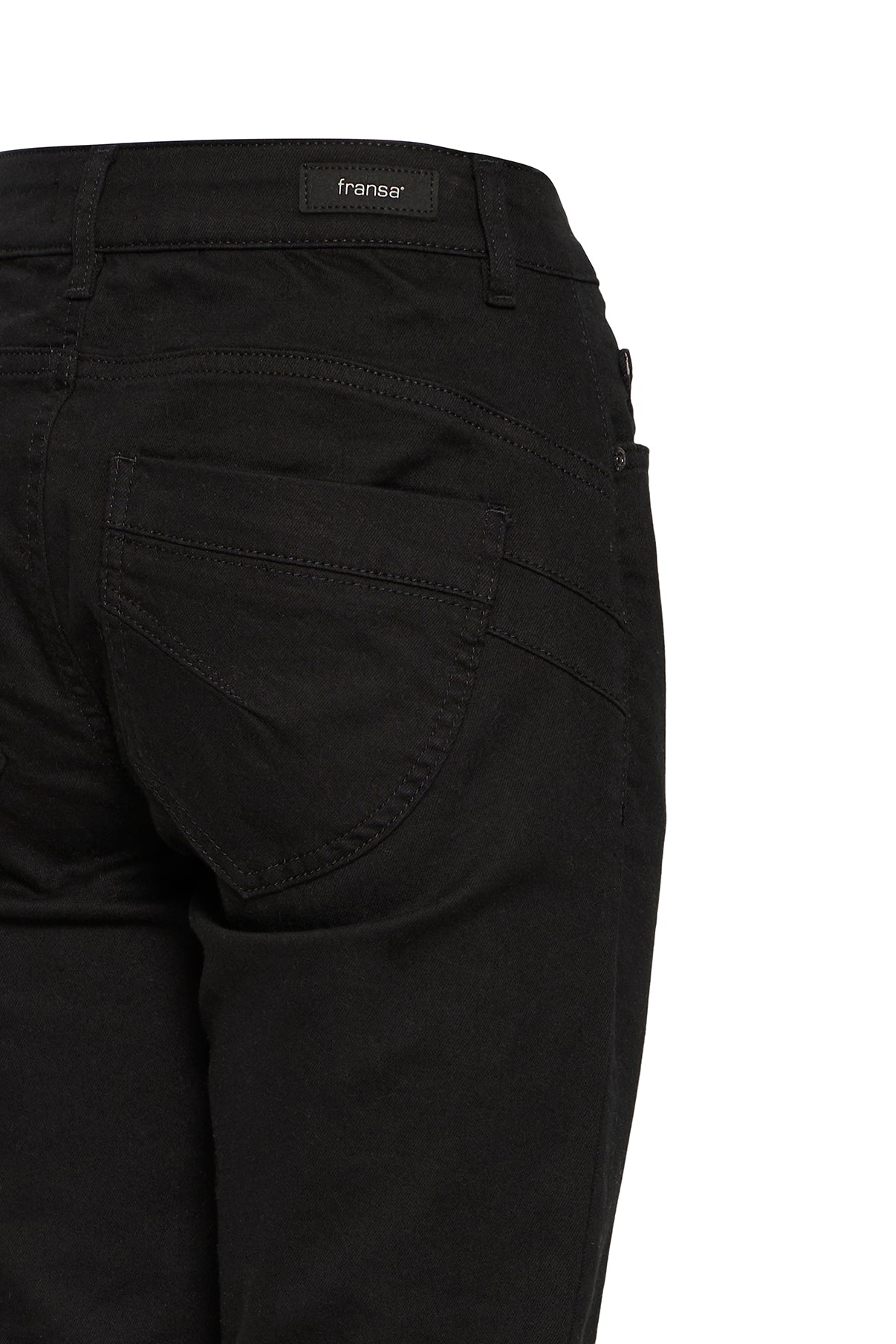 FRBLACKIE PAM JE 2 - Klassiske sorte jeans med stræk