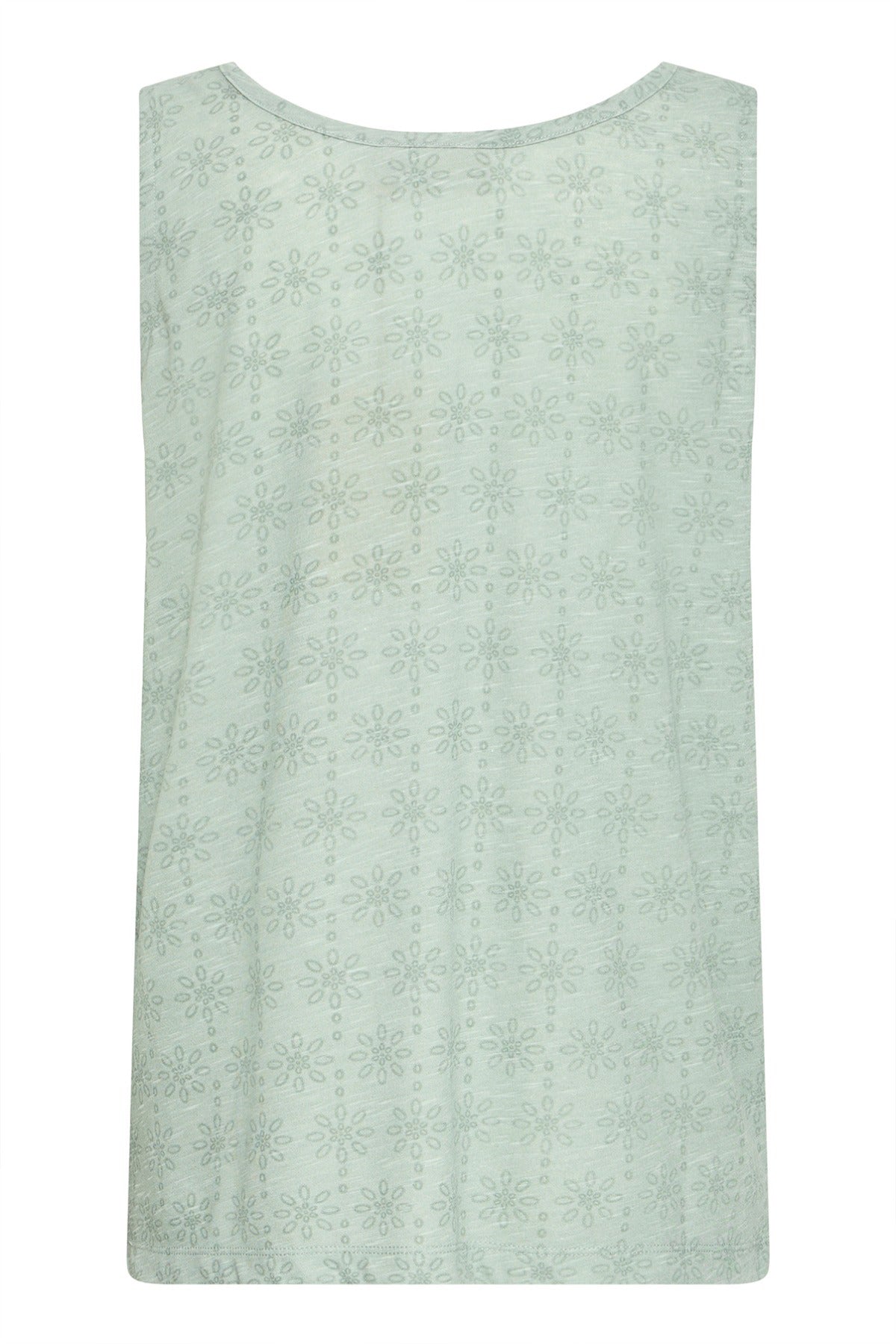 FRSANIA TOP 1 - Let mønstret top med v-udskæring