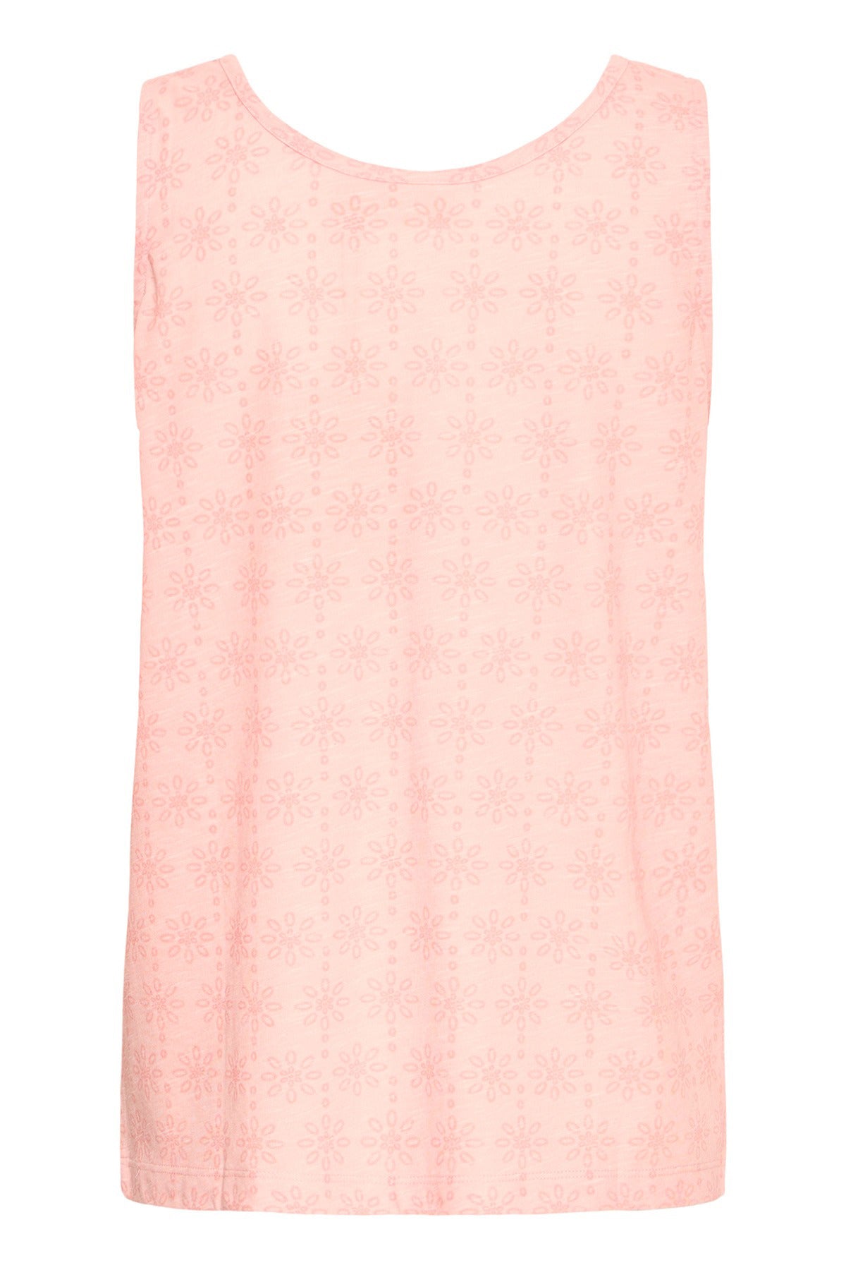 FRSANIA TOP 1 - Let mønstret top med v-udskæring