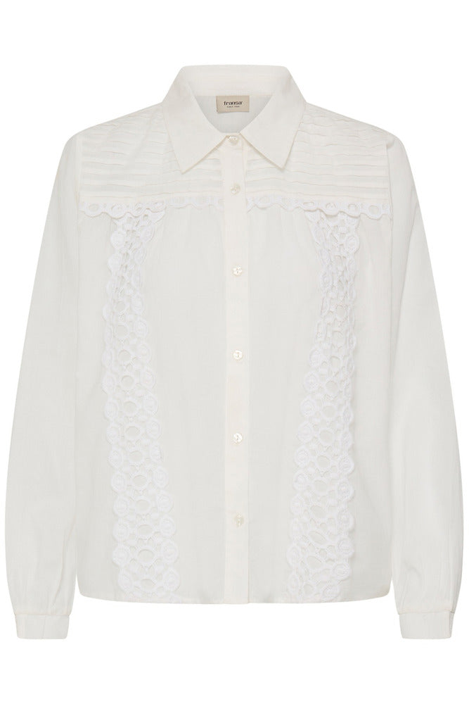 FRLACITA SH 1 - Skjortebluse med blondedetaljer