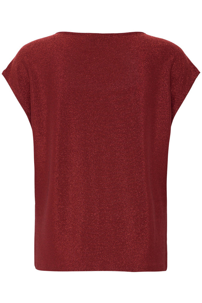 FRAMARISSA TEE 1 - Kortærmet t-shirt med glitter