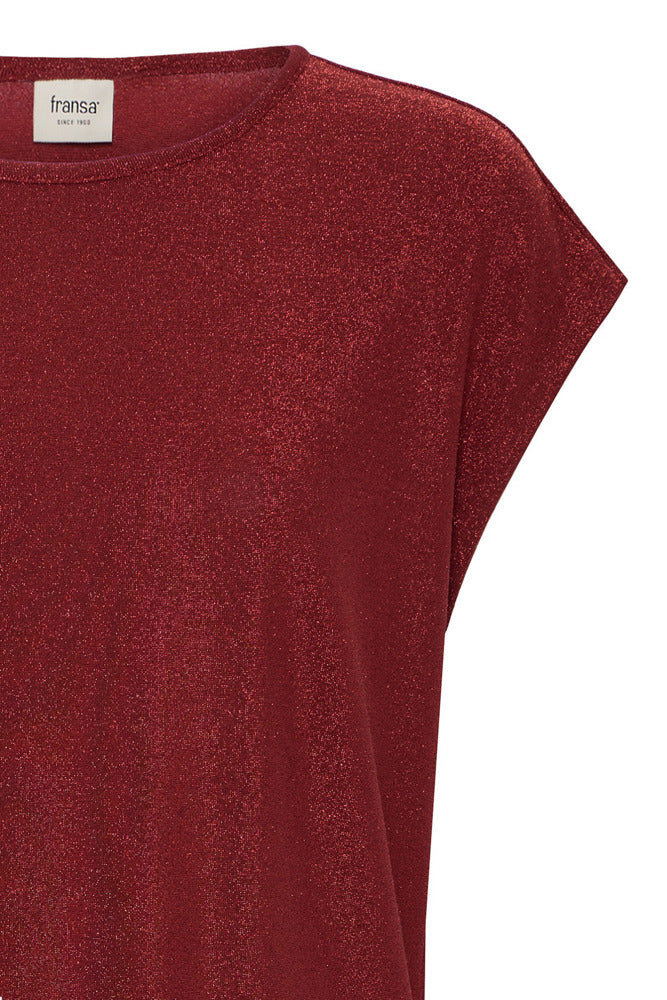 FRAMARISSA TEE 1 - Kortærmet t-shirt med glitter