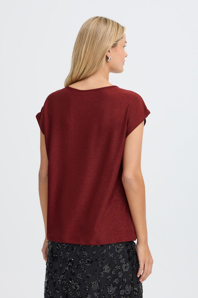 FRAMARISSA TEE 1 - Kortærmet t-shirt med glitter