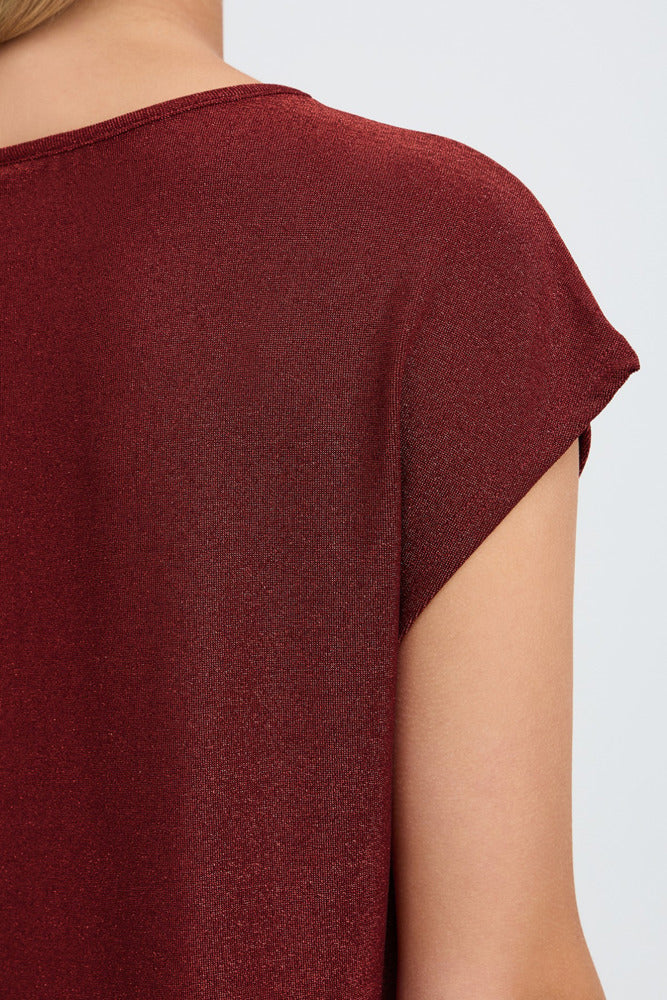 FRAMARISSA TEE 1 - Kortærmet t-shirt med glitter