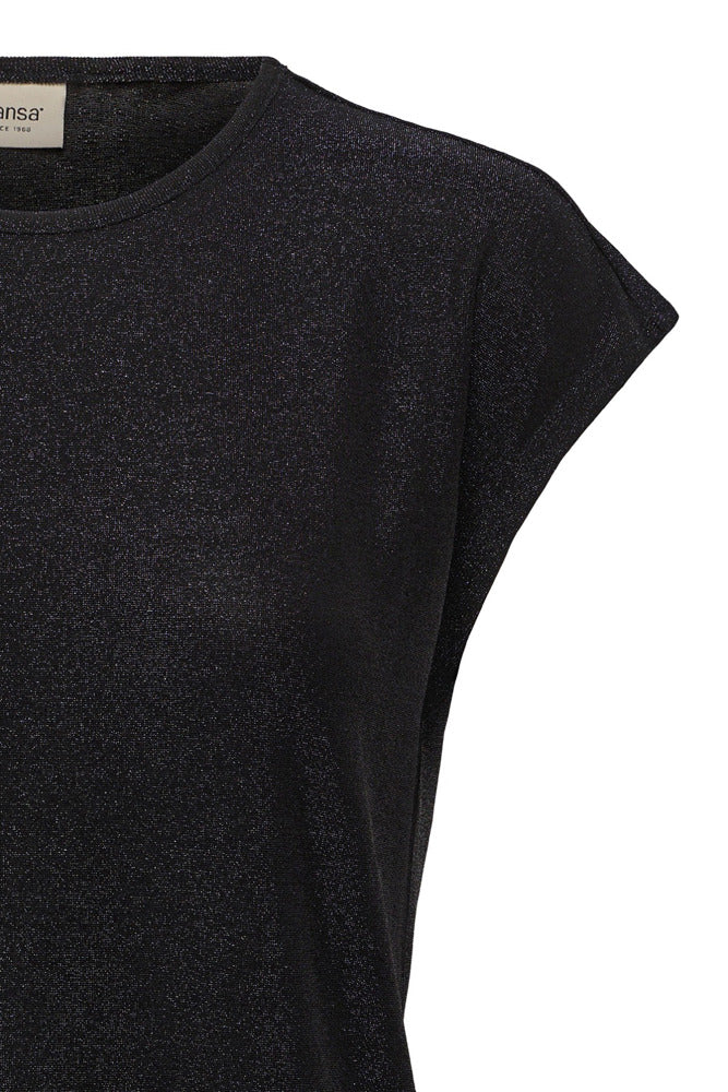 FRAMARISSA TEE 1 - Kortærmet t-shirt med glitter