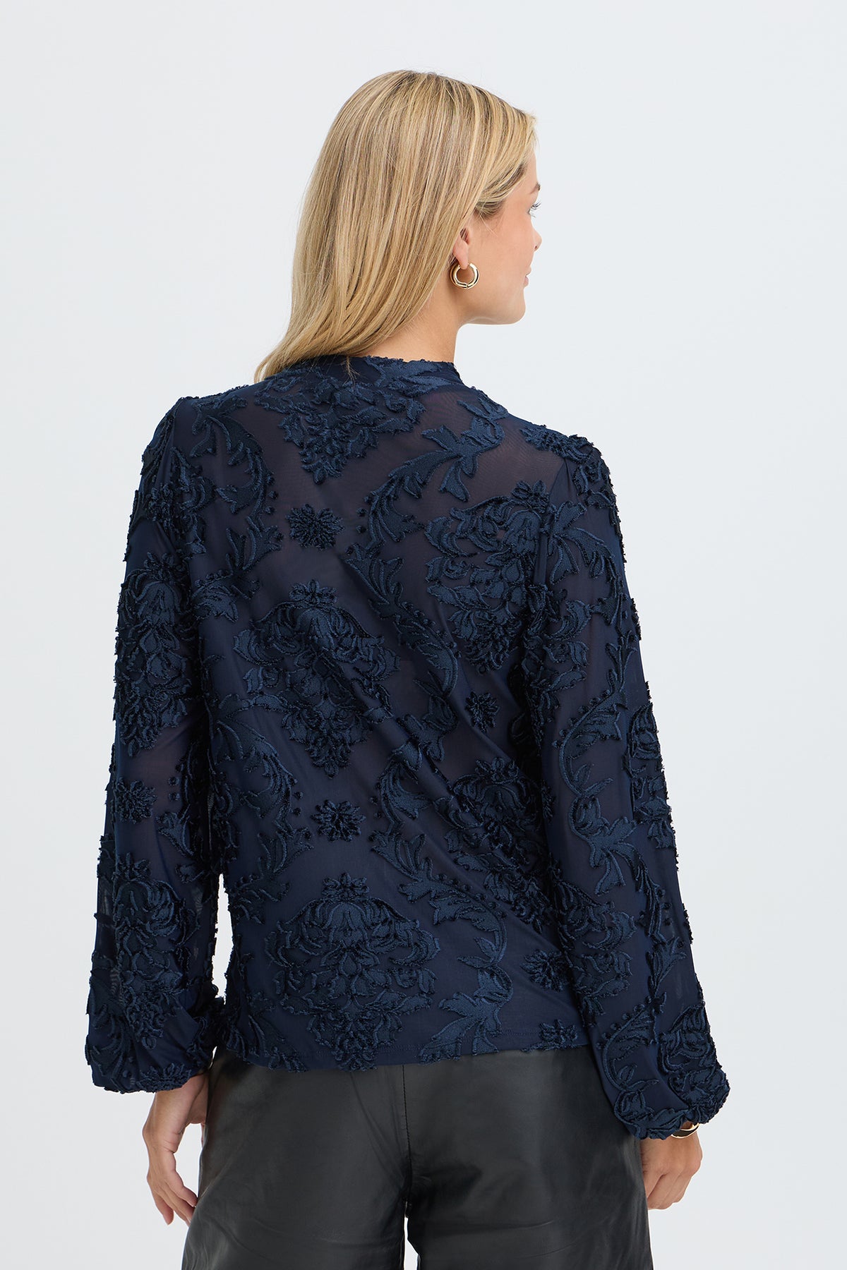 FRARLOWE TEE 1 - Langærmet bluse med broderi