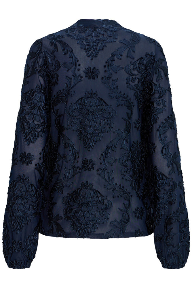 FRARLOWE TEE 1 - Langærmet bluse med broderi