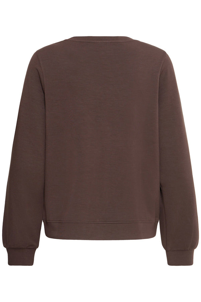 FRAURORA PU 29 - Sweatshirt med blondedetalje