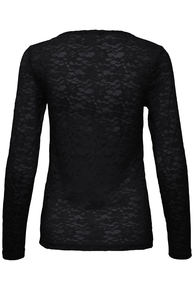 FRDETALA - Langærmet t-shirt med blonder