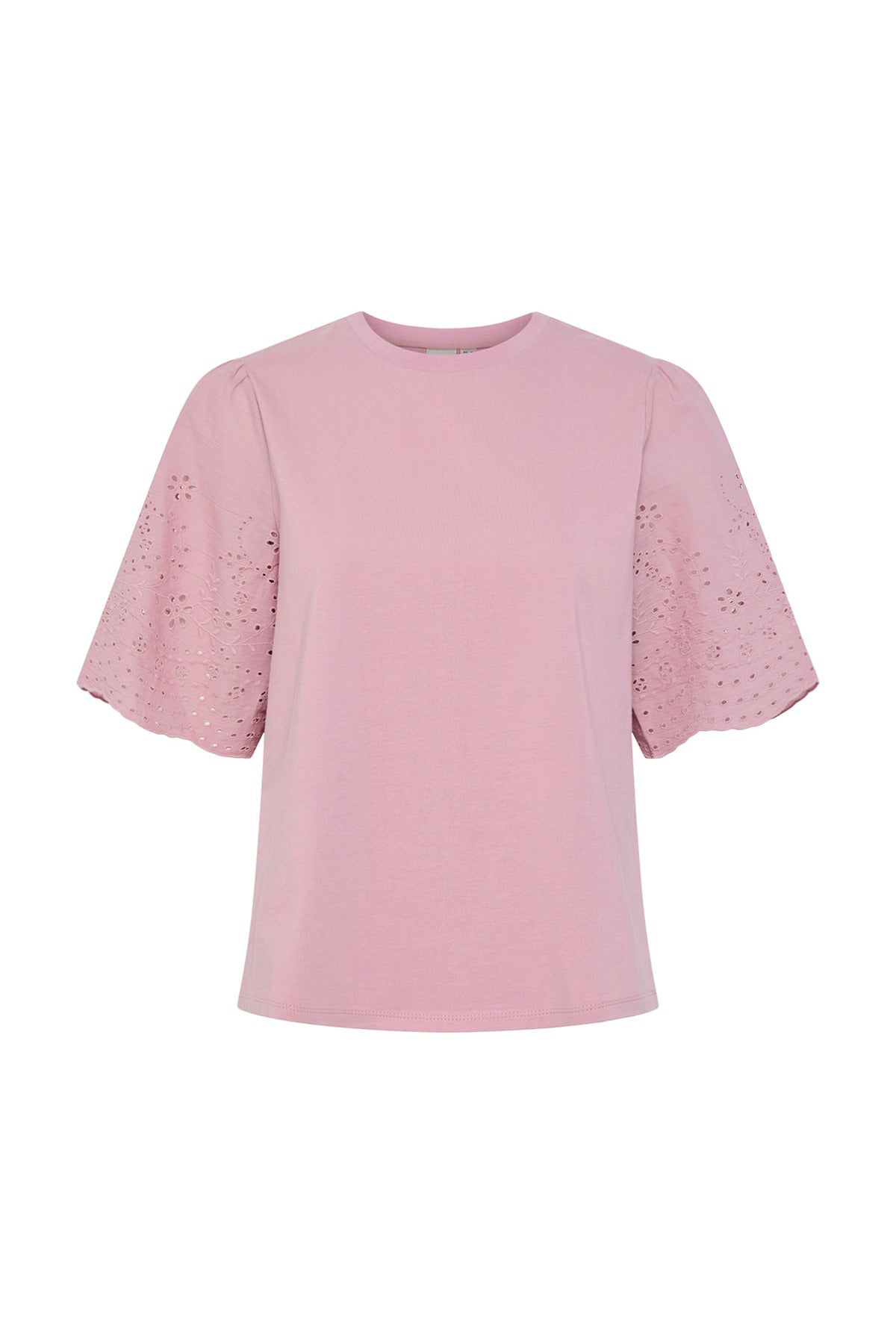 YAS YASLEX SS TOP W. EMB SLEEVES S. NOOS