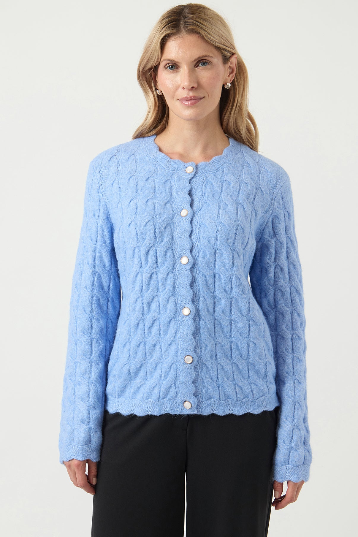 YAS YASBUBERA LS KNIT CARDIGAN S. NOOS